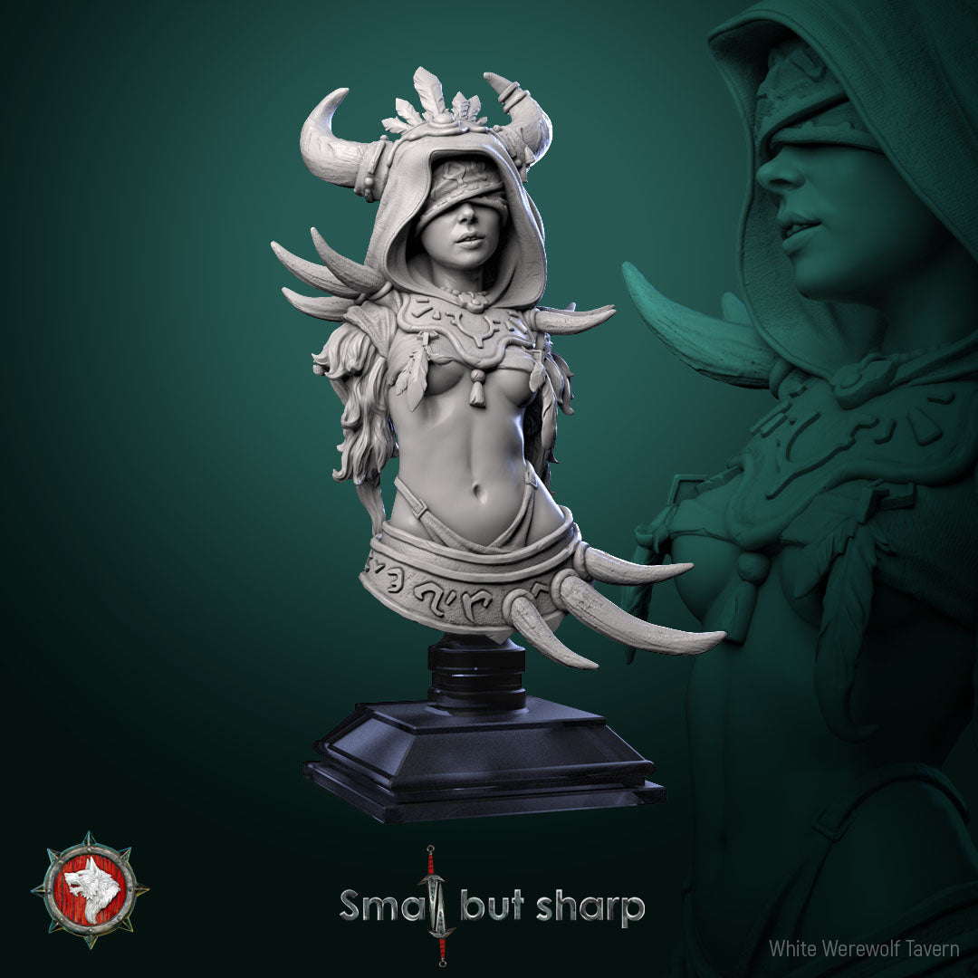Halfling Sorcerer - Bust aus der Reihe Small but Sharp von White Werewolf Tavern