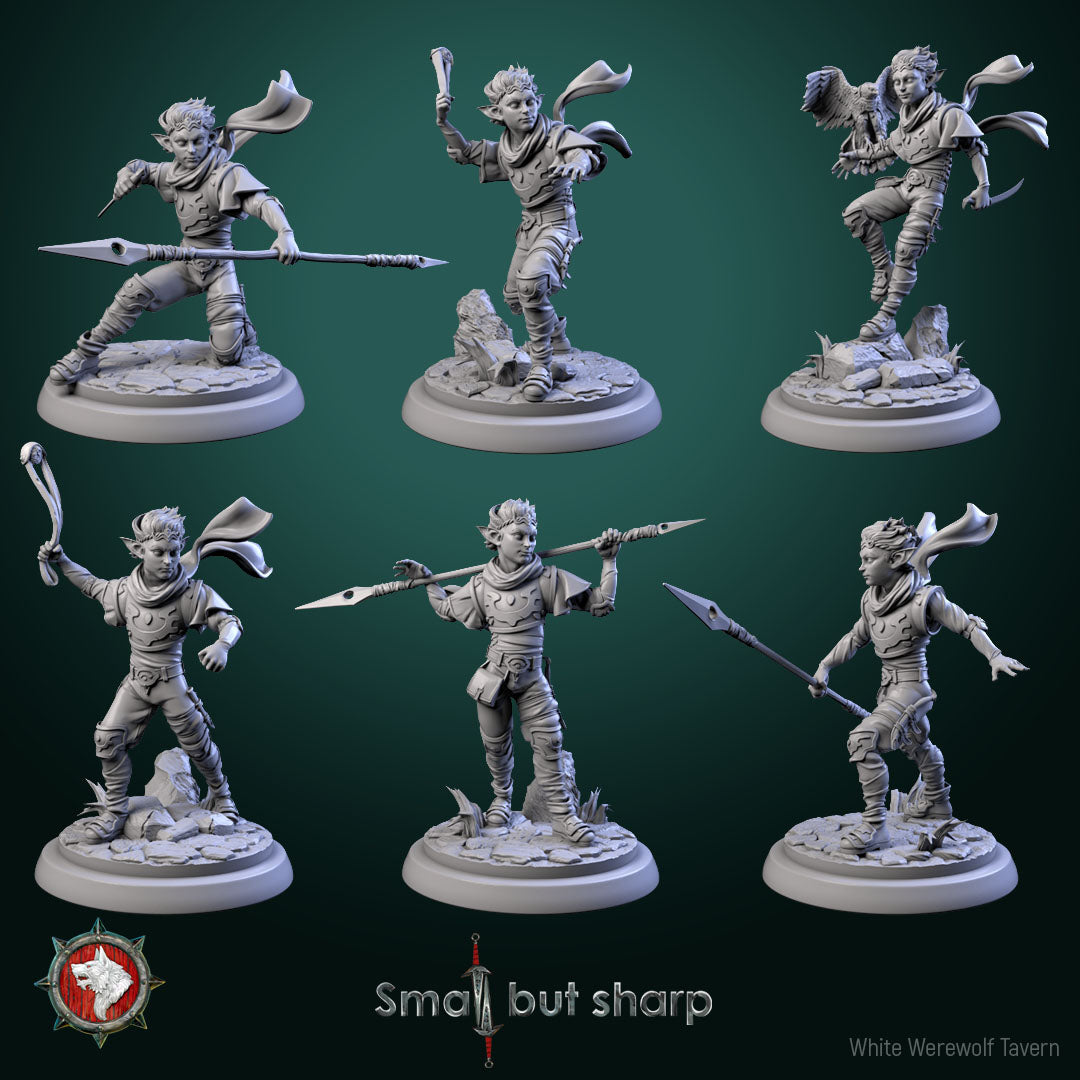 Halfling Warrior - aus der Reihe Small but Sharp von White Werewolf Tavern