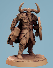 Vargir Rider - aus der Reihe Frostborne Doom von Rescale Miniatures