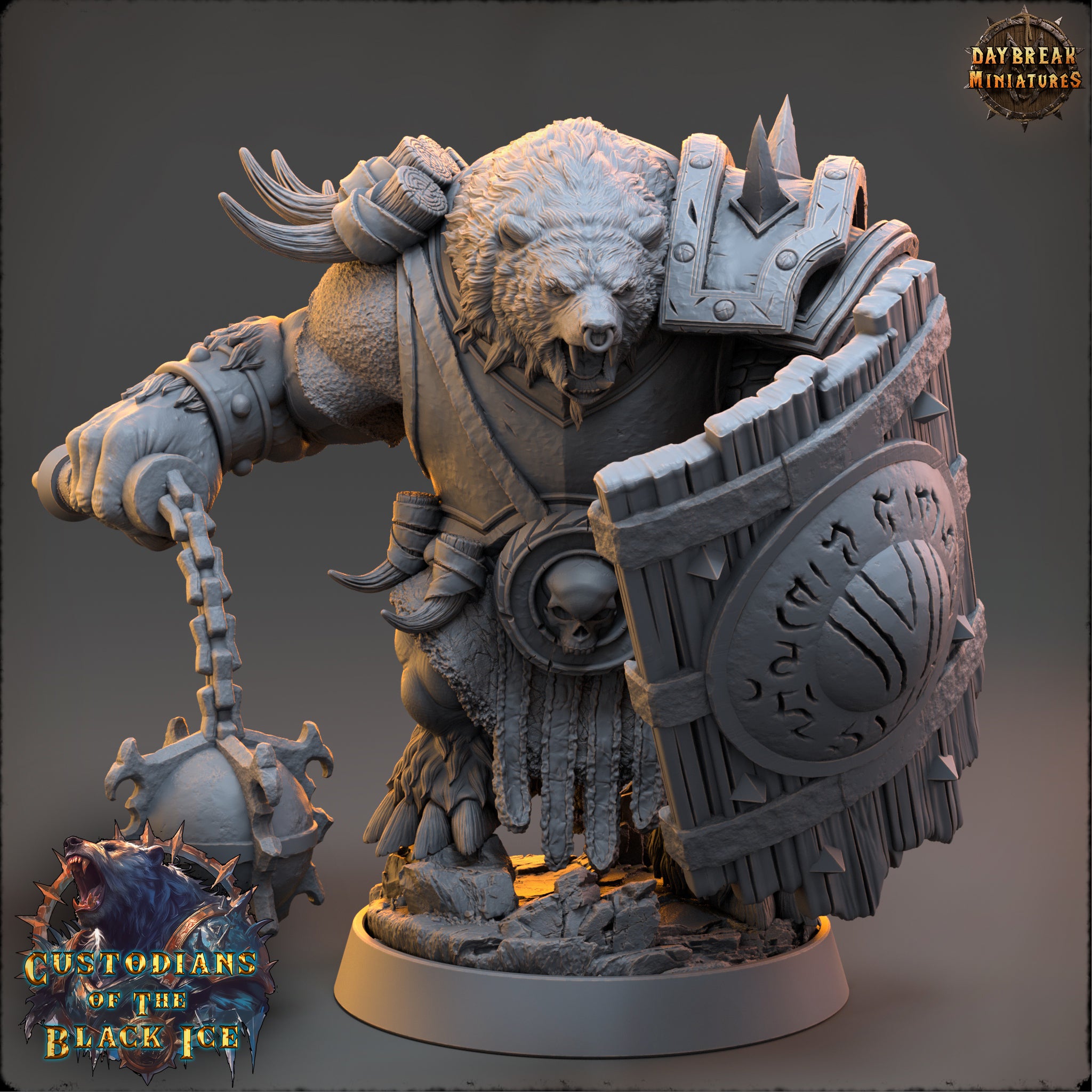 Bear People - aus der Reihe Custodians of The Black Ice von Daybreak Miniatures