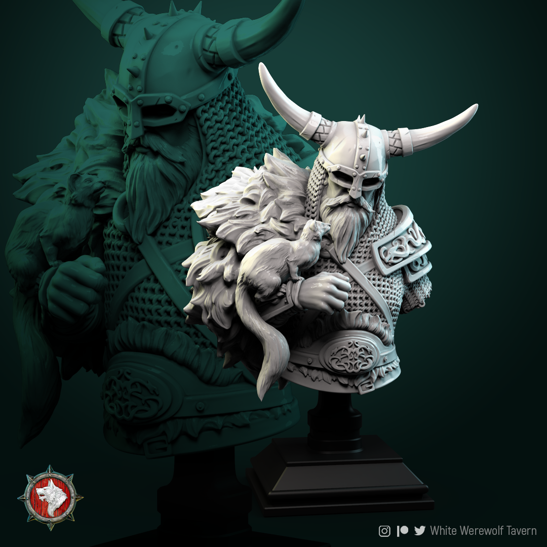 Kolgrim - Bust from White Werewolf Tavern