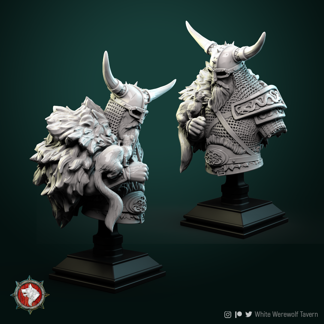 Kolgrim - Bust from White Werewolf Tavern