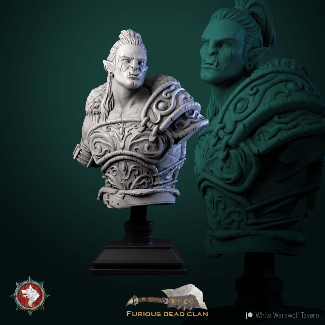 Larsael - Bust aus der Reihe Furious Dead Clan von White Werewolf Tavern