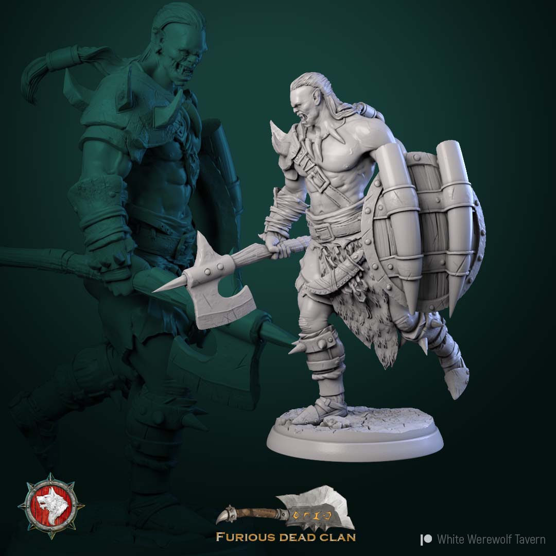 Orc Warrior - aus der Reihe Furious Dead Clan von White Werewolf Tavern