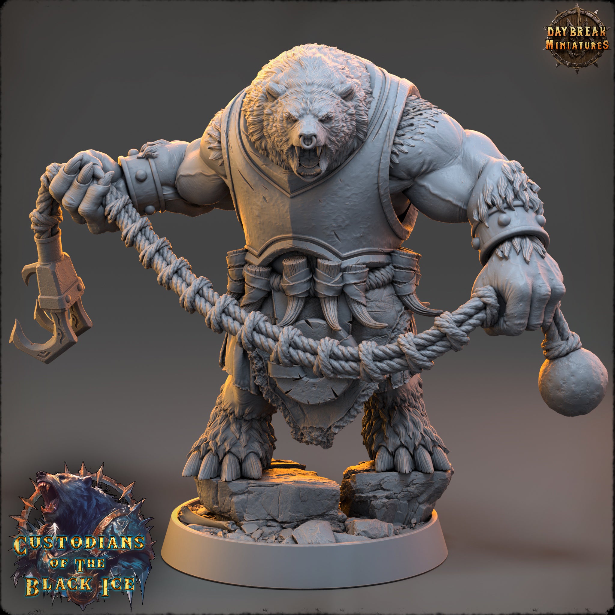 Bear People - aus der Reihe Custodians of The Black Ice von Daybreak Miniatures