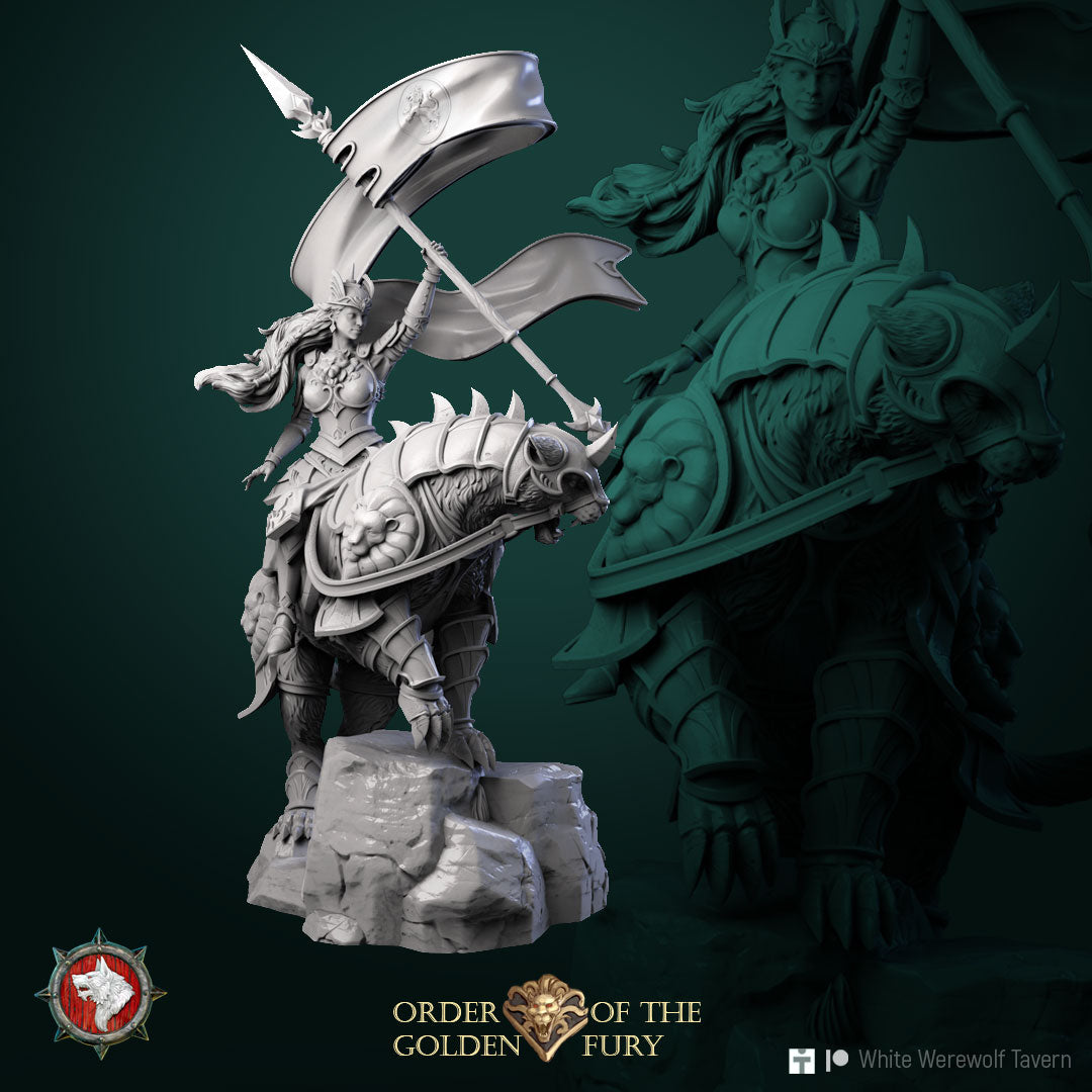 Katharina on a Cat - aus der Reihe Order of the golden Fury von White Werewolf Tavern