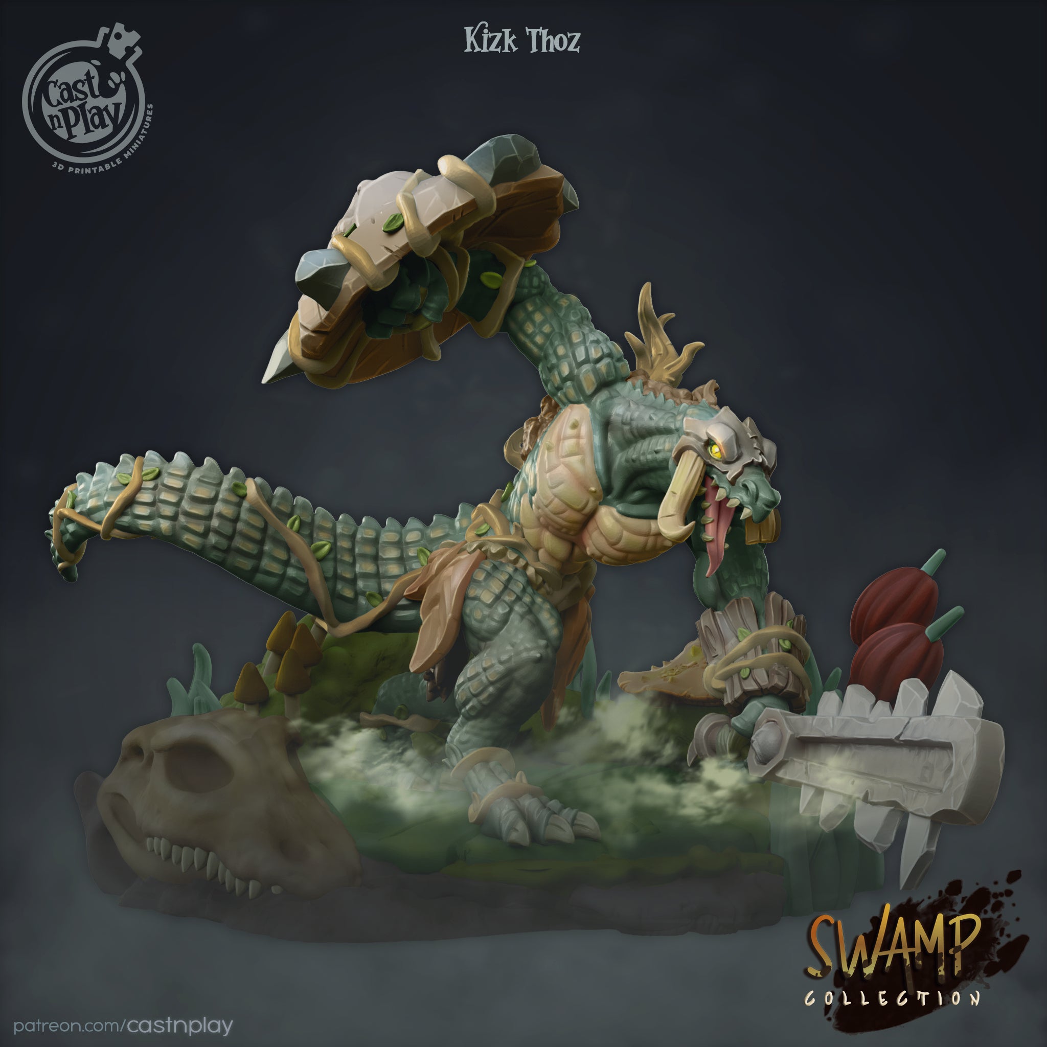 Kizk- Thoz - from the Swamp Collection series by Cast n Play