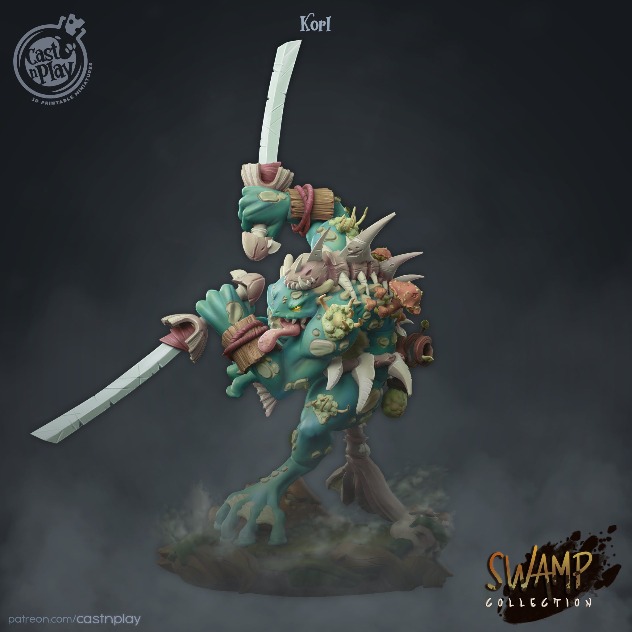 Korl - de la série Swamp Collection de Cast n Play