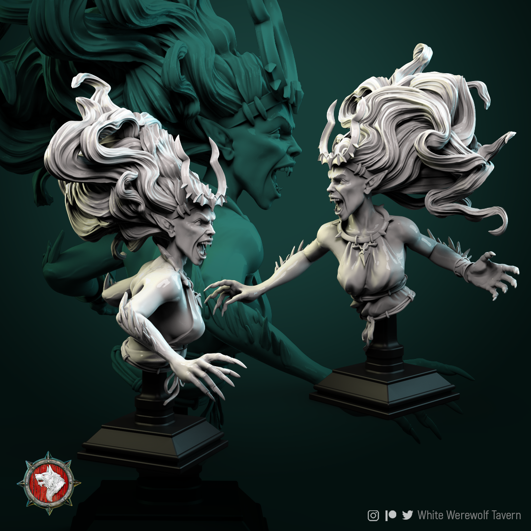 Mad Gallarta - Bust from White Werewolf Tavern