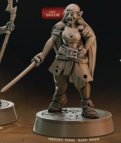 Femme marin pirate - de la série Pirate Chronicles de Cast n Play