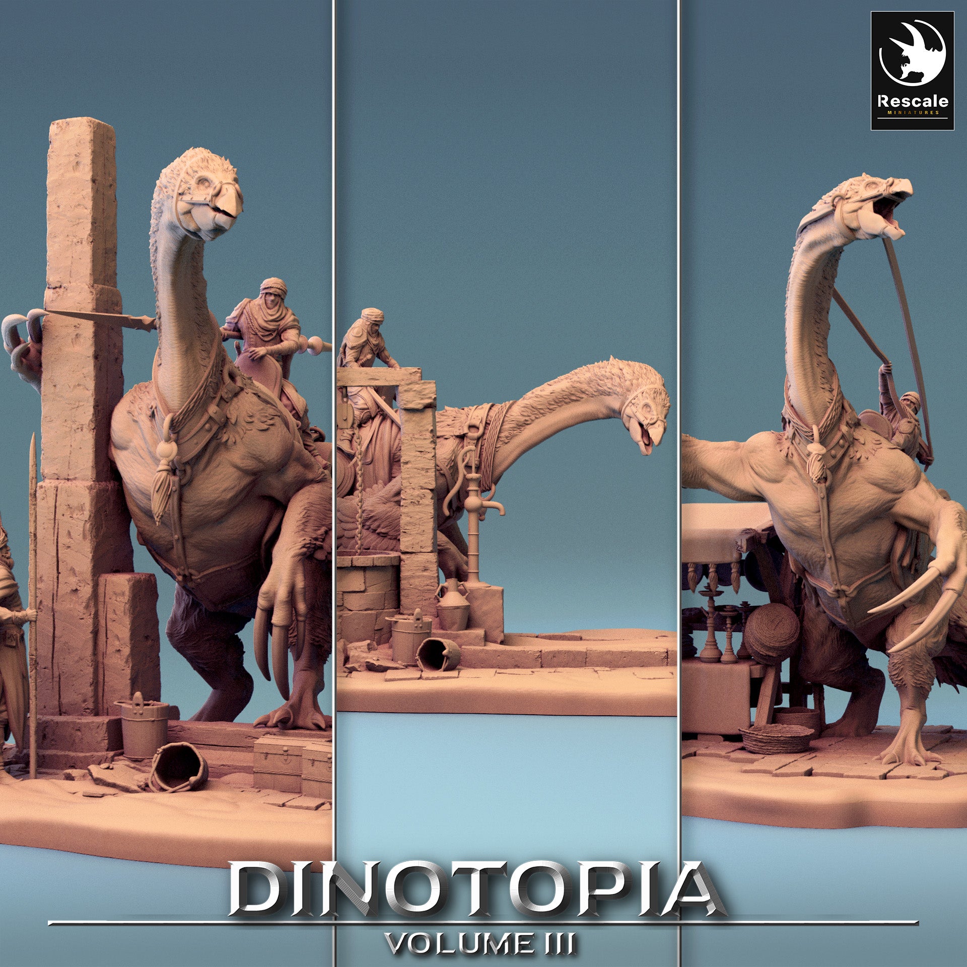 Therizinosaurus - aus der Reihe Dinotopia III von Rescale Miniatures