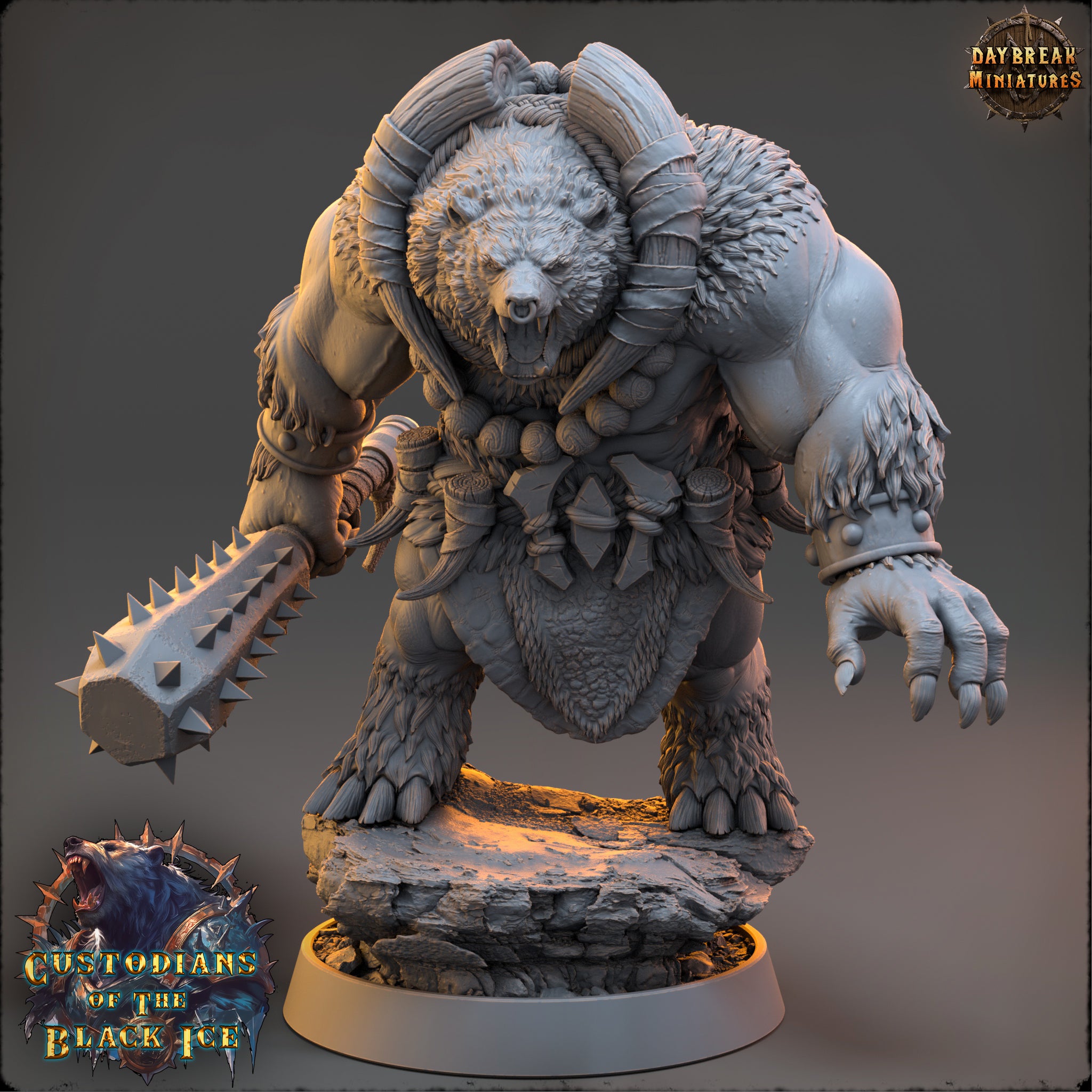 Bear People - aus der Reihe Custodians of The Black Ice von Daybreak Miniatures