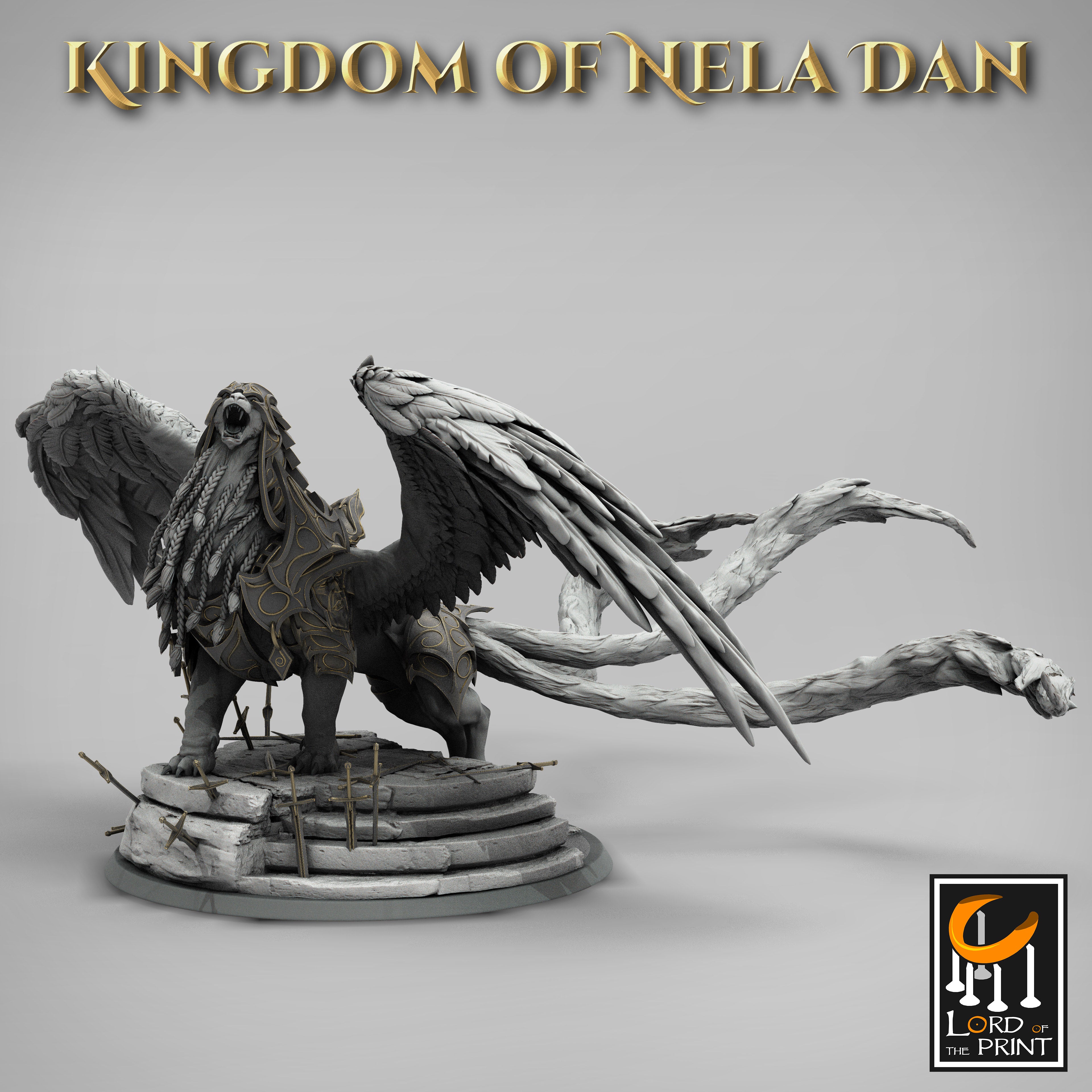 Protector Queen - aus der Reihe Kingdom of Nela Dan von Rescale Miniatures