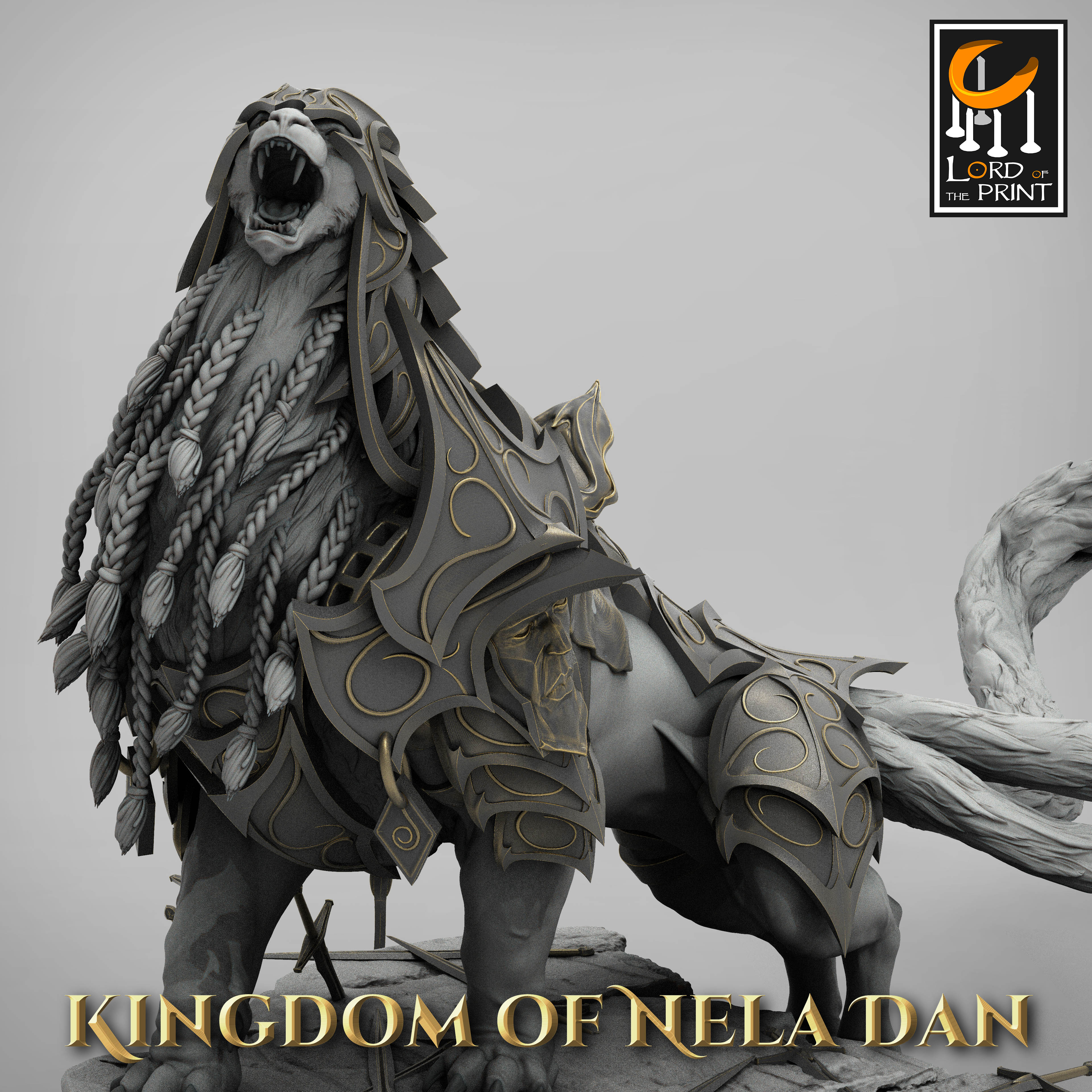Protector Queen - aus der Reihe Kingdom of Nela Dan von Rescale Miniatures