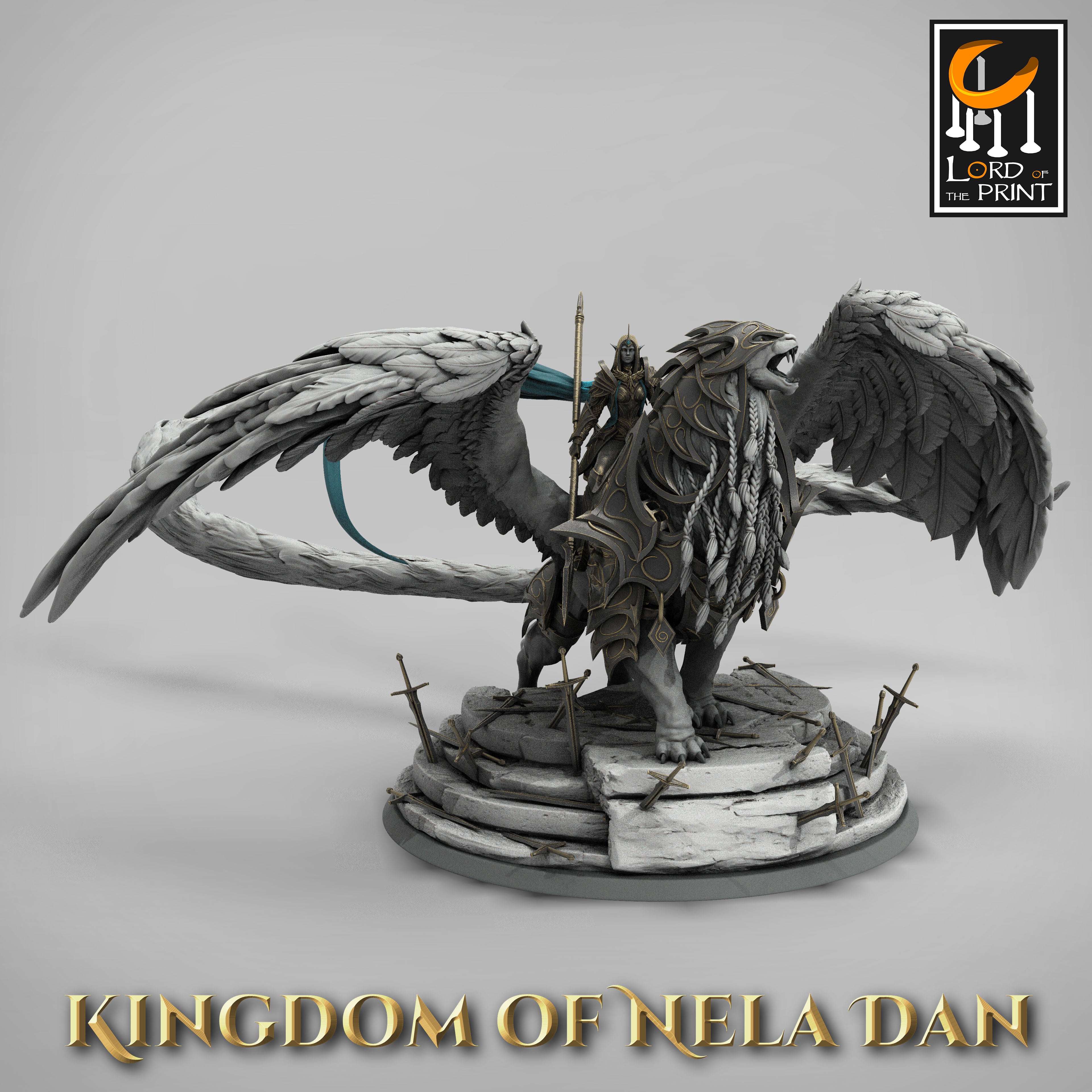 Protector Queen - aus der Reihe Kingdom of Nela Dan von Rescale Miniatures