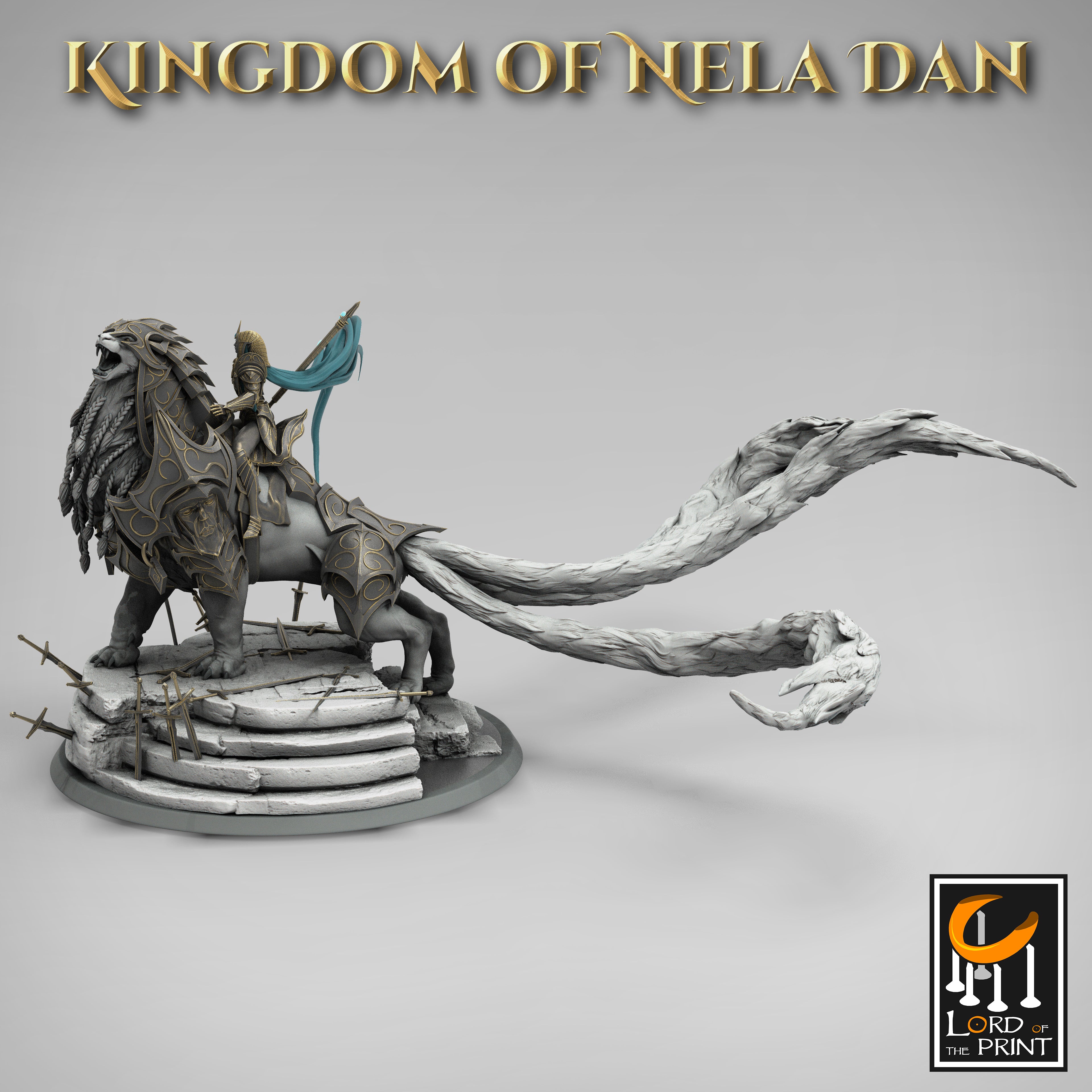 Protector Queen - aus der Reihe Kingdom of Nela Dan von Rescale Miniatures