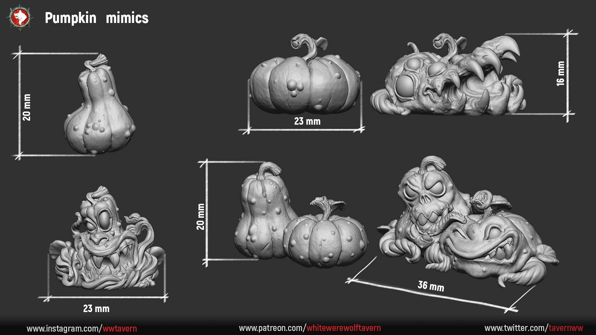 Pumpkin Mimics - von White Werewolf Tavern