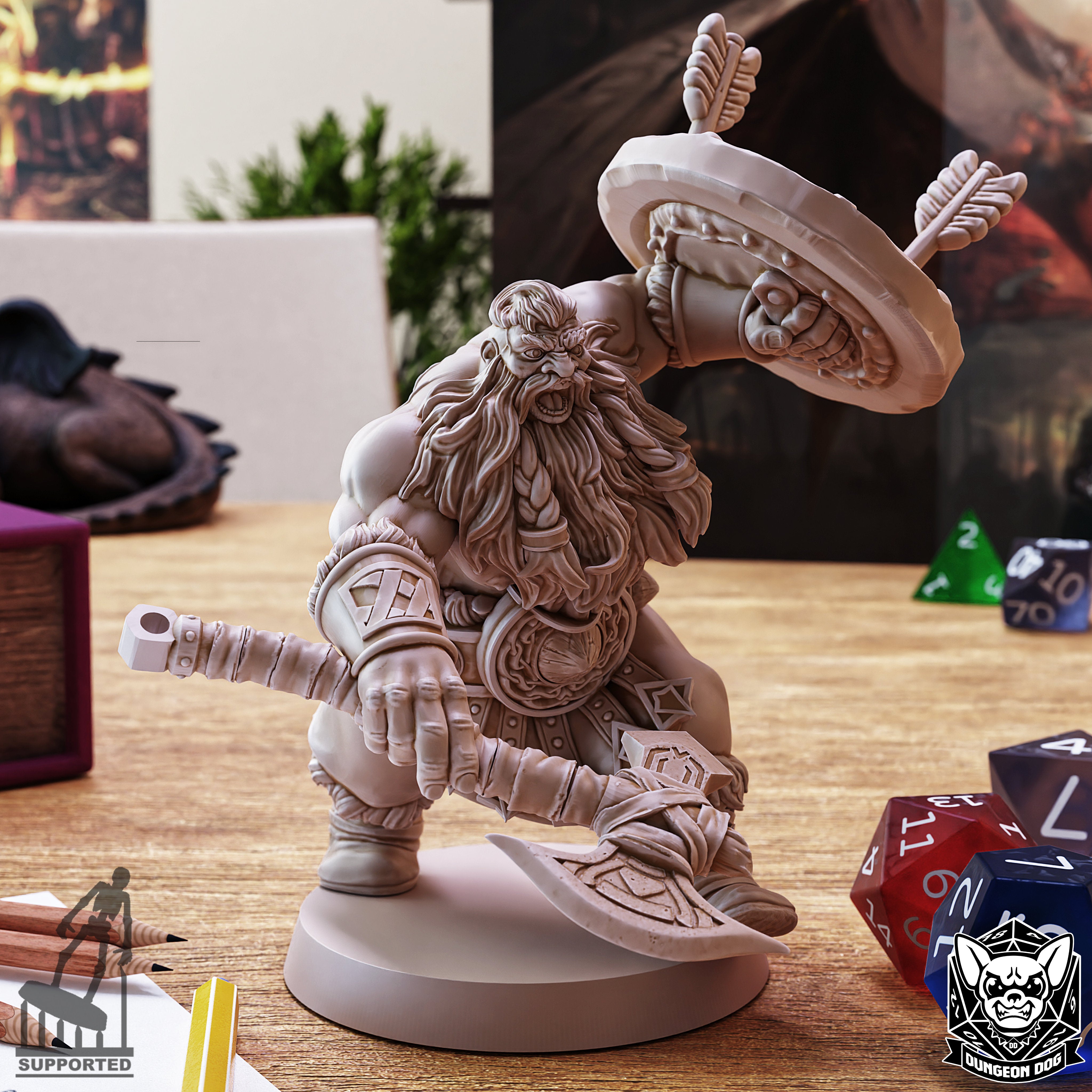 Nain barbare - par Dungeon Dog