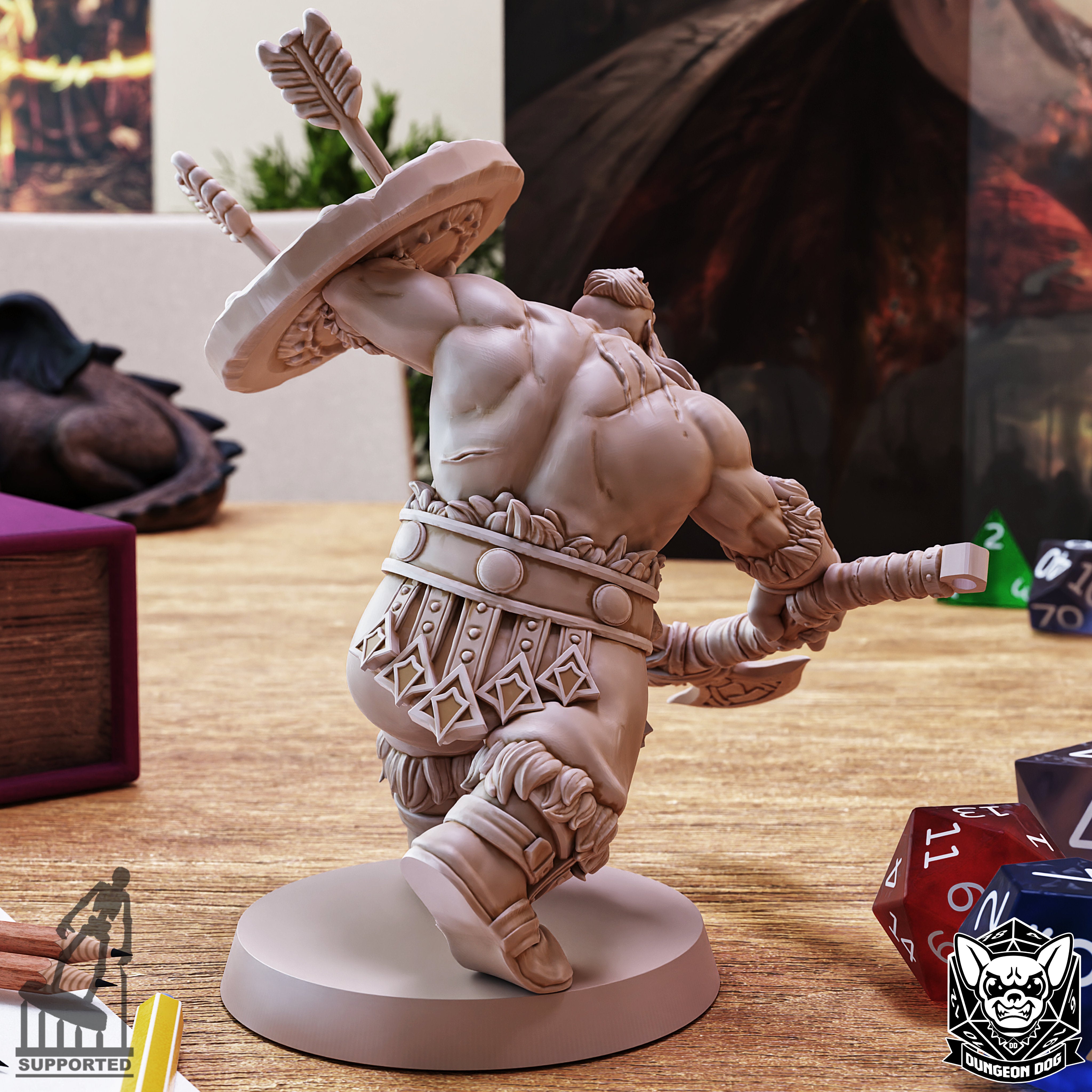 Nain barbare - par Dungeon Dog