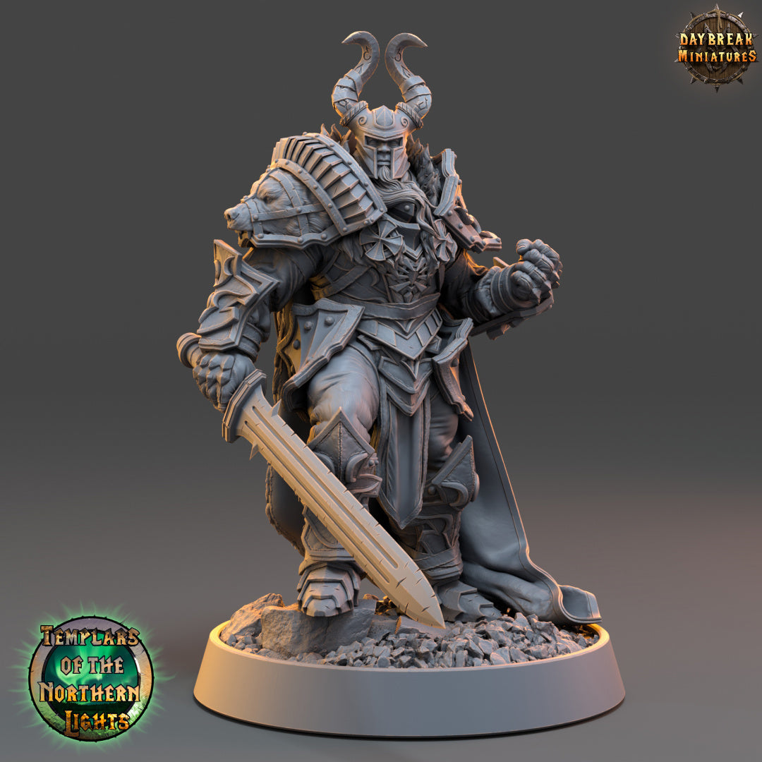 Kämpfer - aus der Reihe Templars of the Northern Lights von Daybreak Miniatures