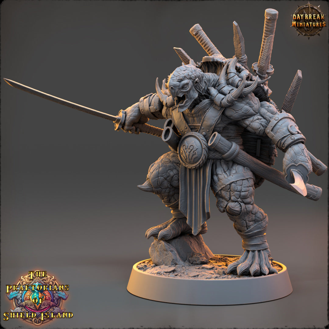 Schildkröten - aus der Reihe The Praetorians of Shield Island von Daybreak Miniatures