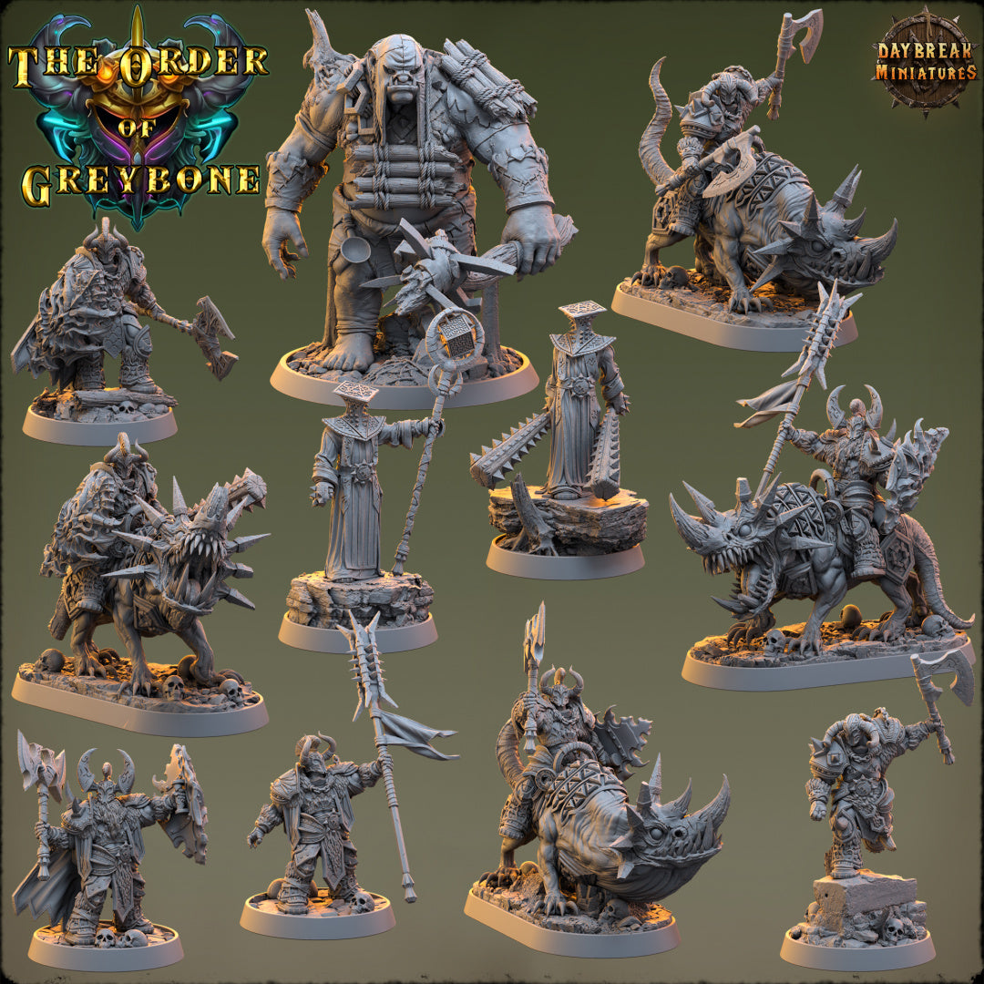 Paladin - aus der Reihe The Order of Greybone von Daybreak Miniatures