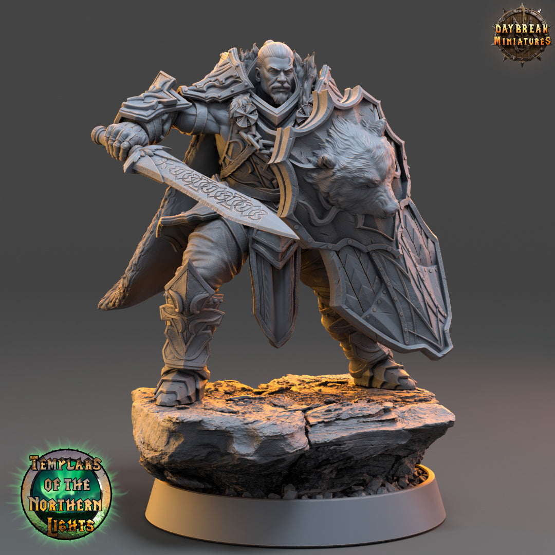 Kämpfer - aus der Reihe Templars of the Northern Lights von Daybreak Miniatures