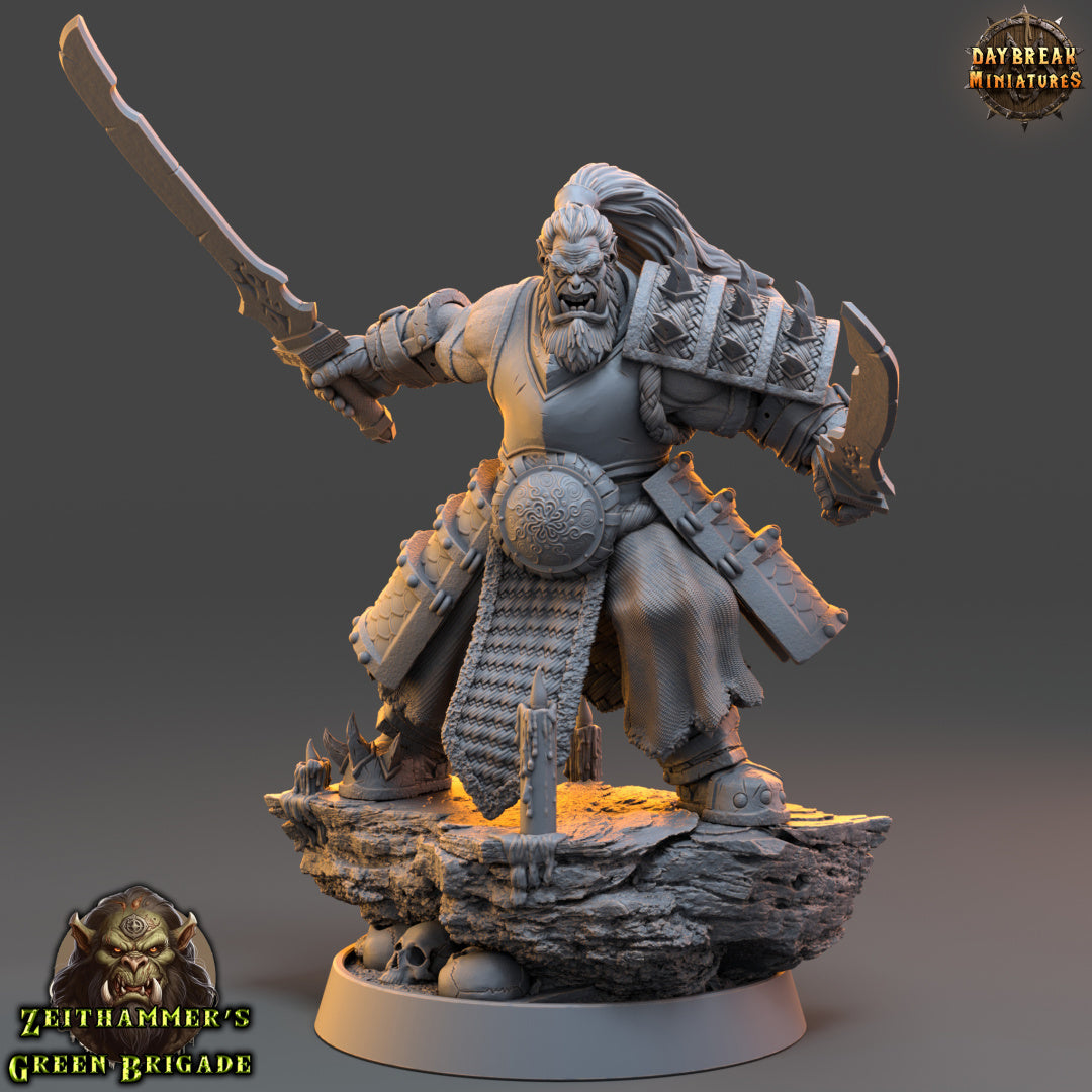 Orc - aus der Reihe Zeithammer’s Green Brigade von Daybreak Miniatures