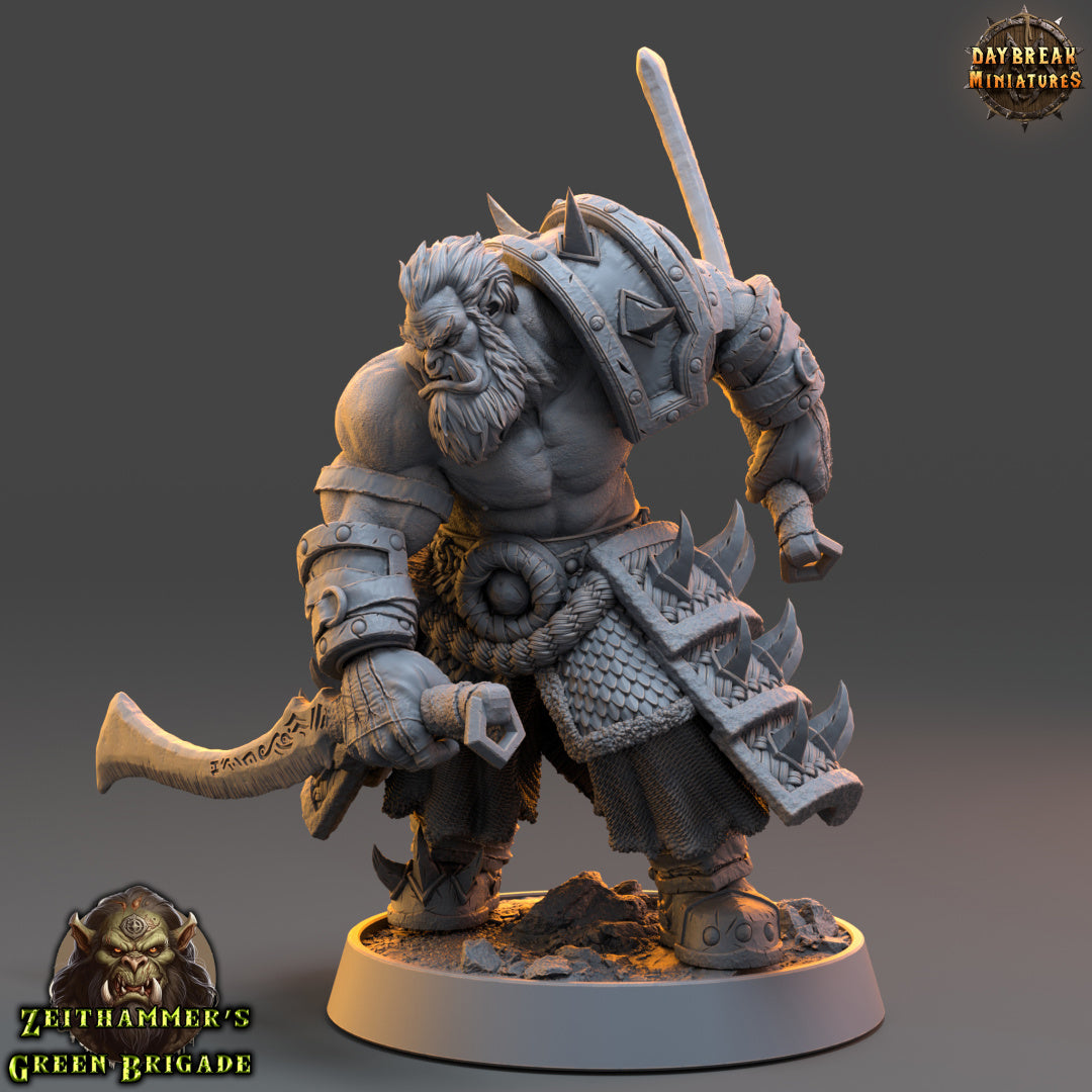 Orc - aus der Reihe Zeithammer’s Green Brigade von Daybreak Miniatures