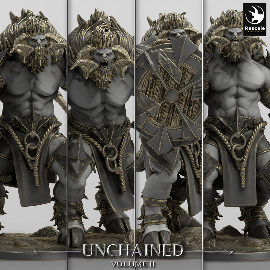 Minotaur - aus der Reihe Unchained II. von Rescale Miniatures