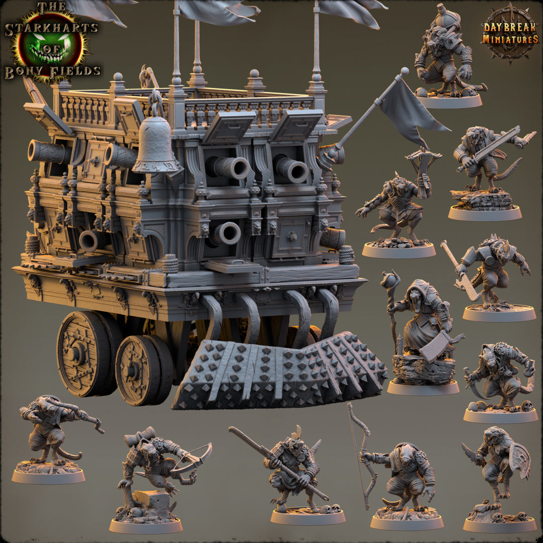 Rats - aus der Reihe The Starkharts of Bony Fields von Daybreak Miniatures