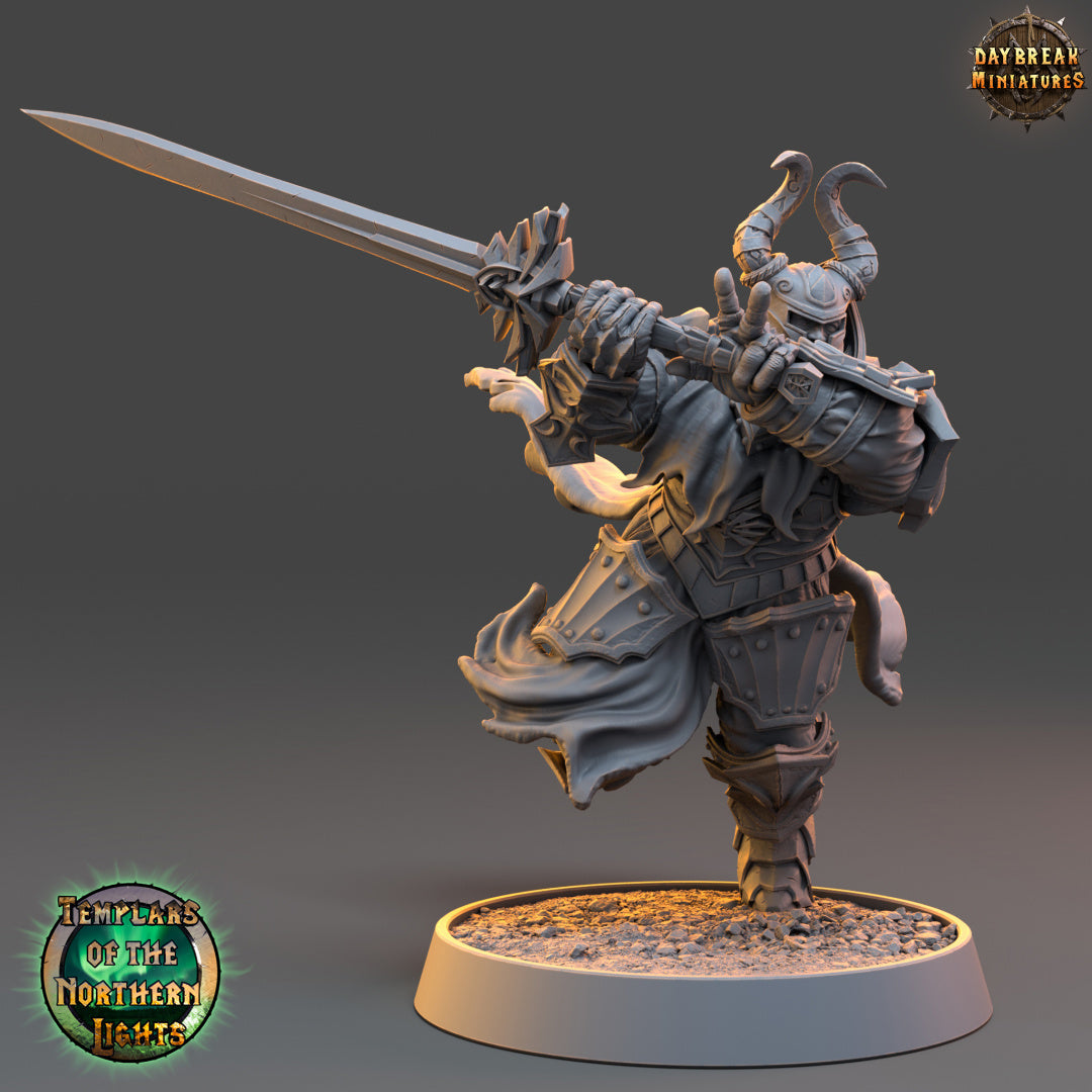 Kämpfer - aus der Reihe Templars of the Northern Lights von Daybreak Miniatures