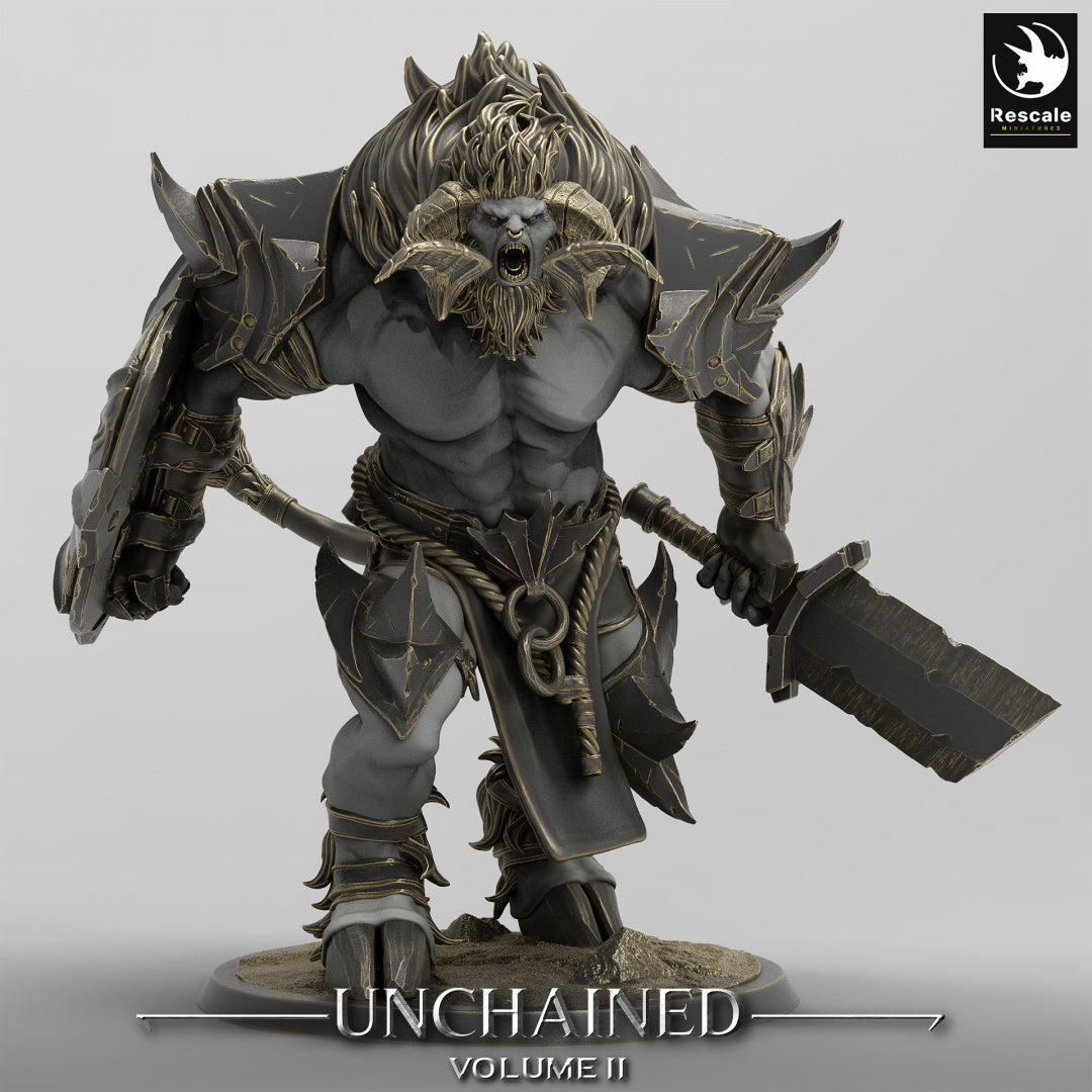Minotaur - aus der Reihe Unchained II. von Rescale Miniatures