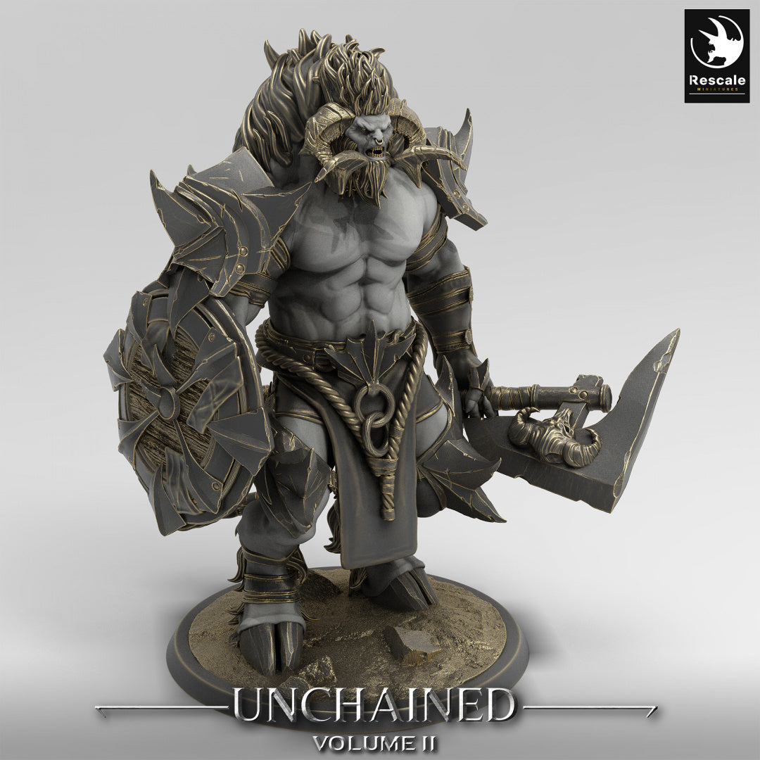 Minotaur - aus der Reihe Unchained II. von Rescale Miniatures