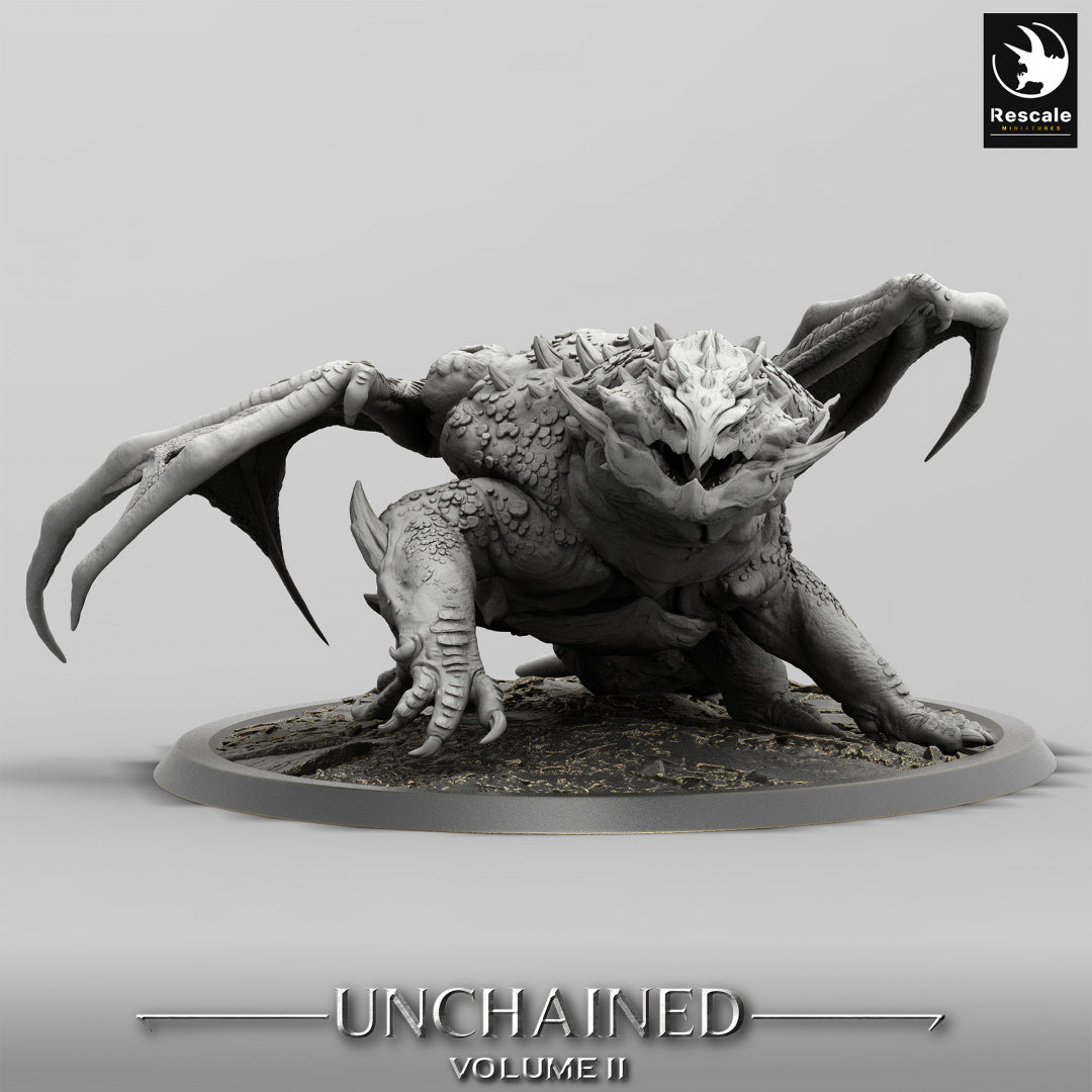 Volcanic Dragon Walk - aus der Reihe Unchained II. von Rescale Miniatures
