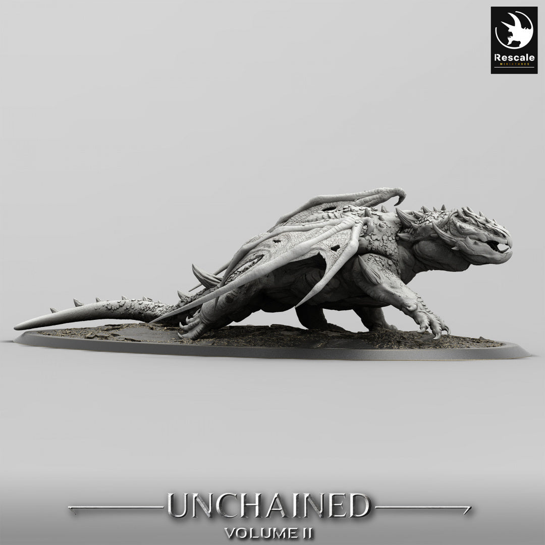 Volcanic Dragon Walk - aus der Reihe Unchained II. von Rescale Miniatures