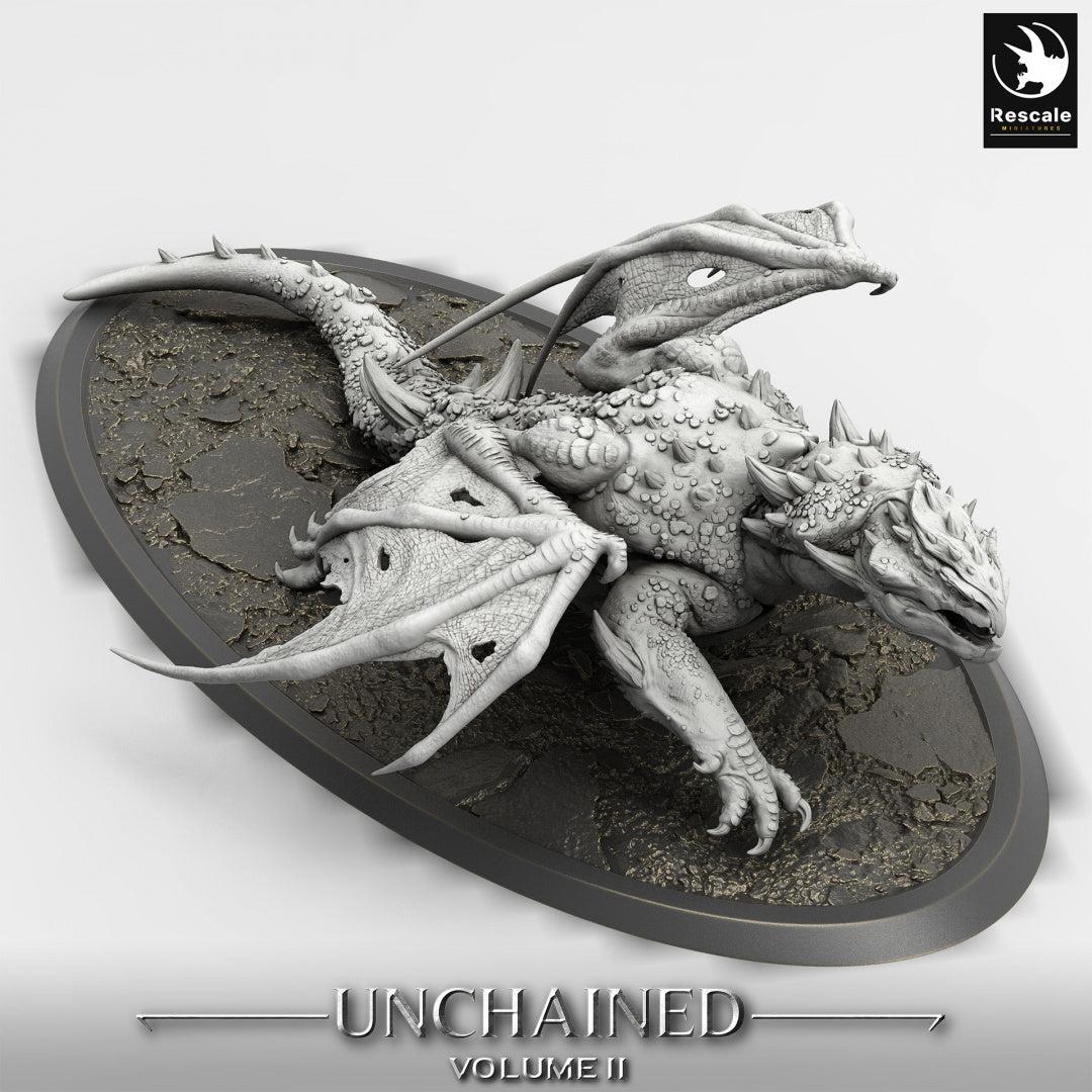 Volcanic Dragon Walk - aus der Reihe Unchained II. von Rescale Miniatures