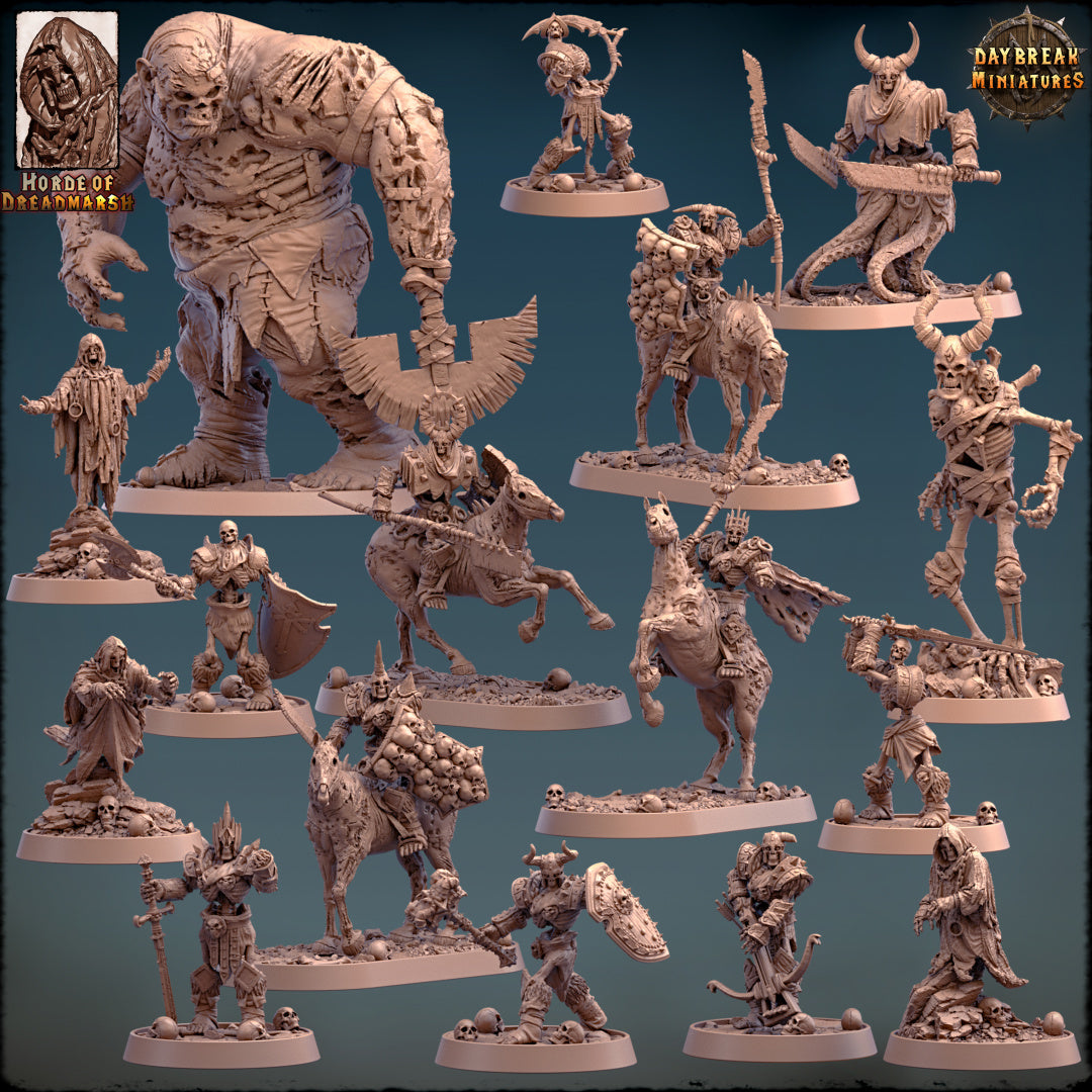 Untote - aus der Reihe The Unliving Horde of Dreadmarsh von Daybreak Miniatures