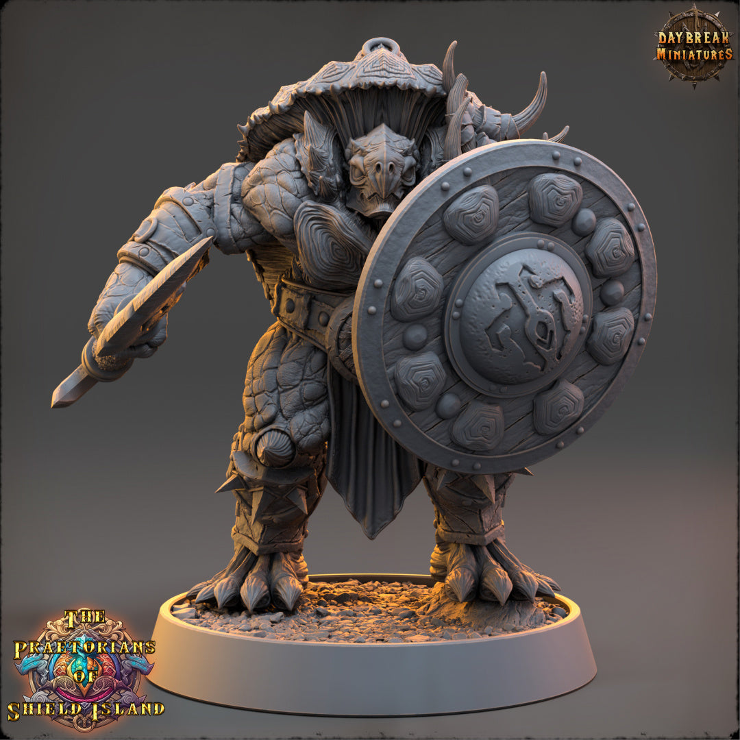 Schildkröten - aus der Reihe The Praetorians of Shield Island von Daybreak Miniatures