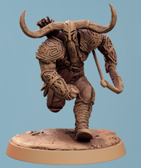 Vargir Rider - aus der Reihe Frostborne Doom von Rescale Miniatures