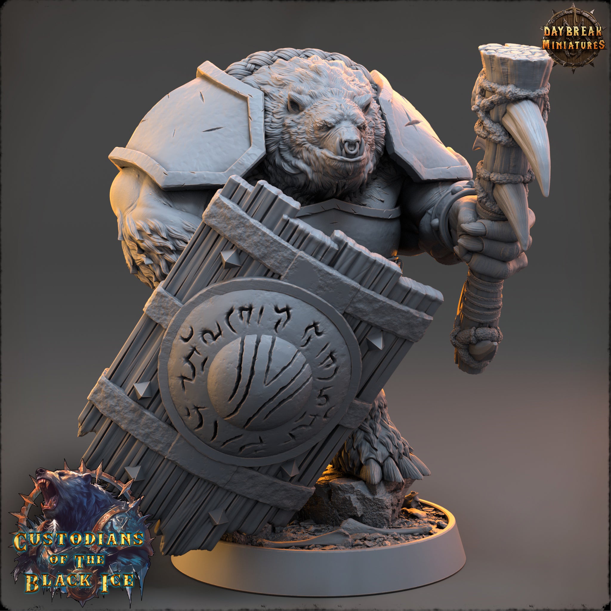 Bear People - aus der Reihe Custodians of The Black Ice von Daybreak Miniatures