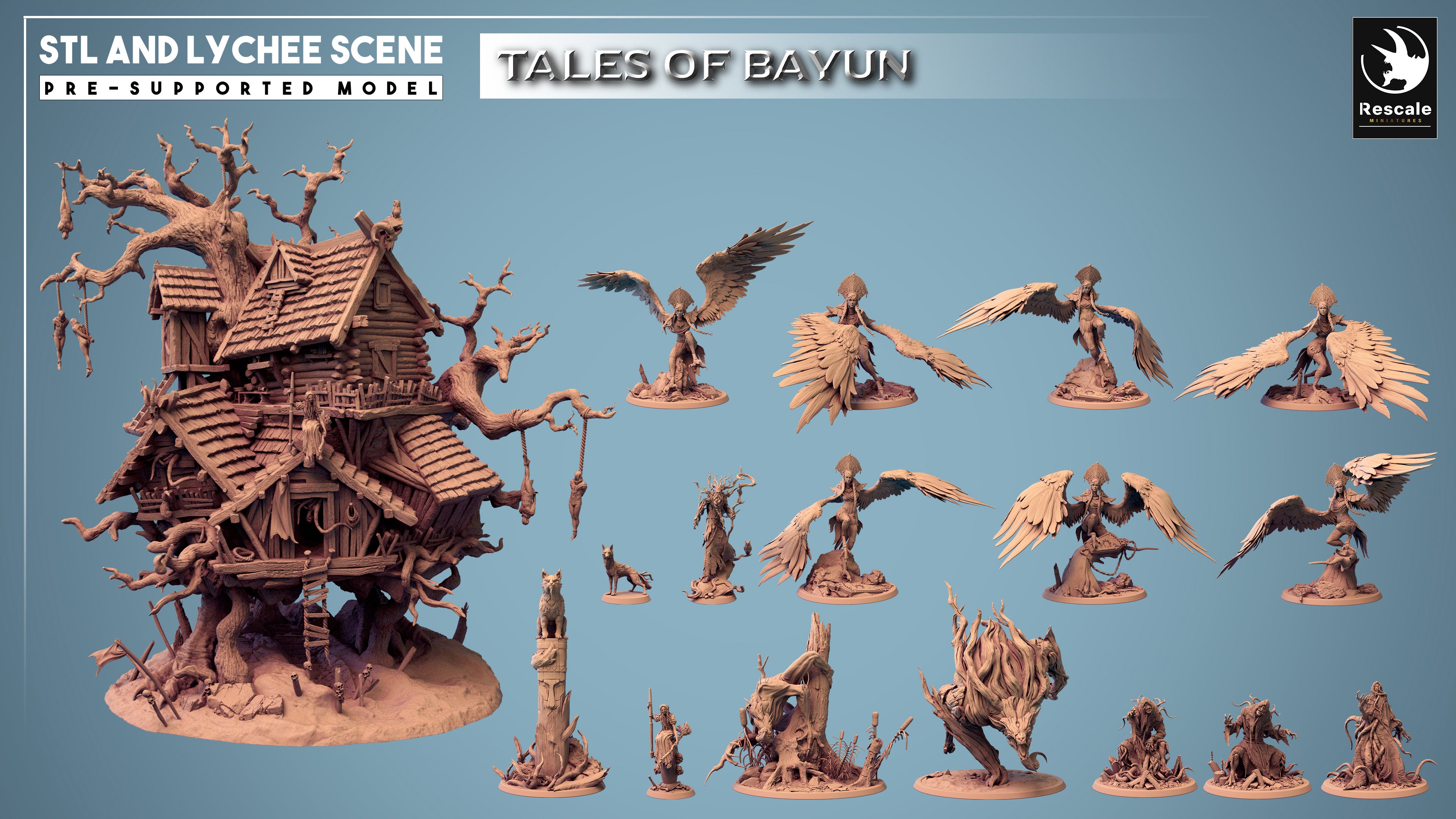 Werewolf - Tales of Bayun - Rescale Miniatures