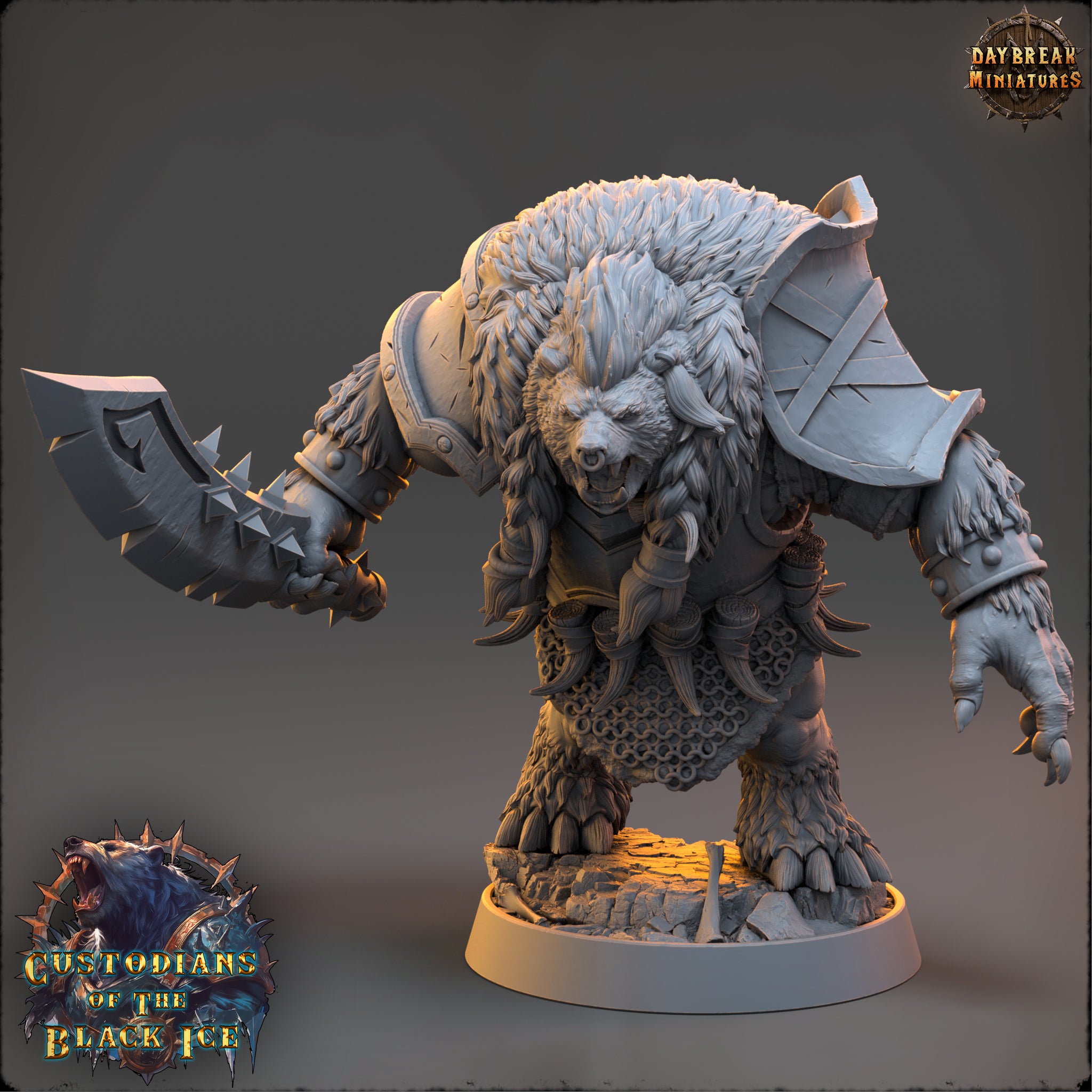 Bear People - aus der Reihe Custodians of The Black Ice von Daybreak Miniatures