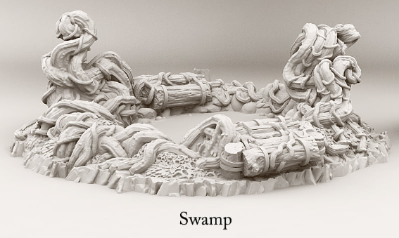 Swamp - Swamp Creature Pack - Print Your Monsters