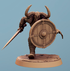 Vargir Rider - aus der Reihe Frostborne Doom von Rescale Miniatures