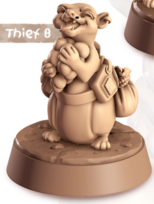 Ferret - Burrowers - Farrat - Animal Companions by Cornelia - Cast n Play