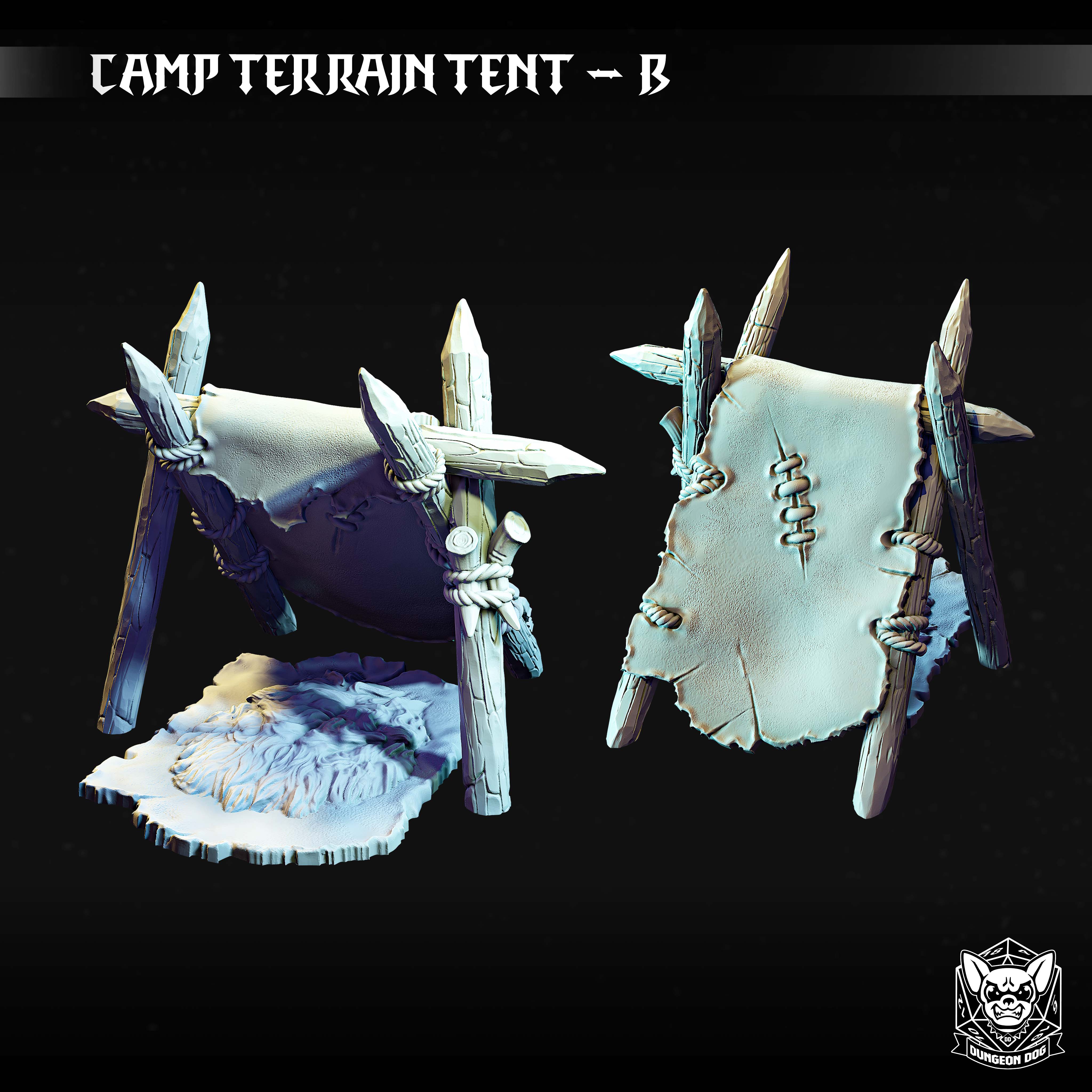 Camp Tents Small von Dungeon Dog