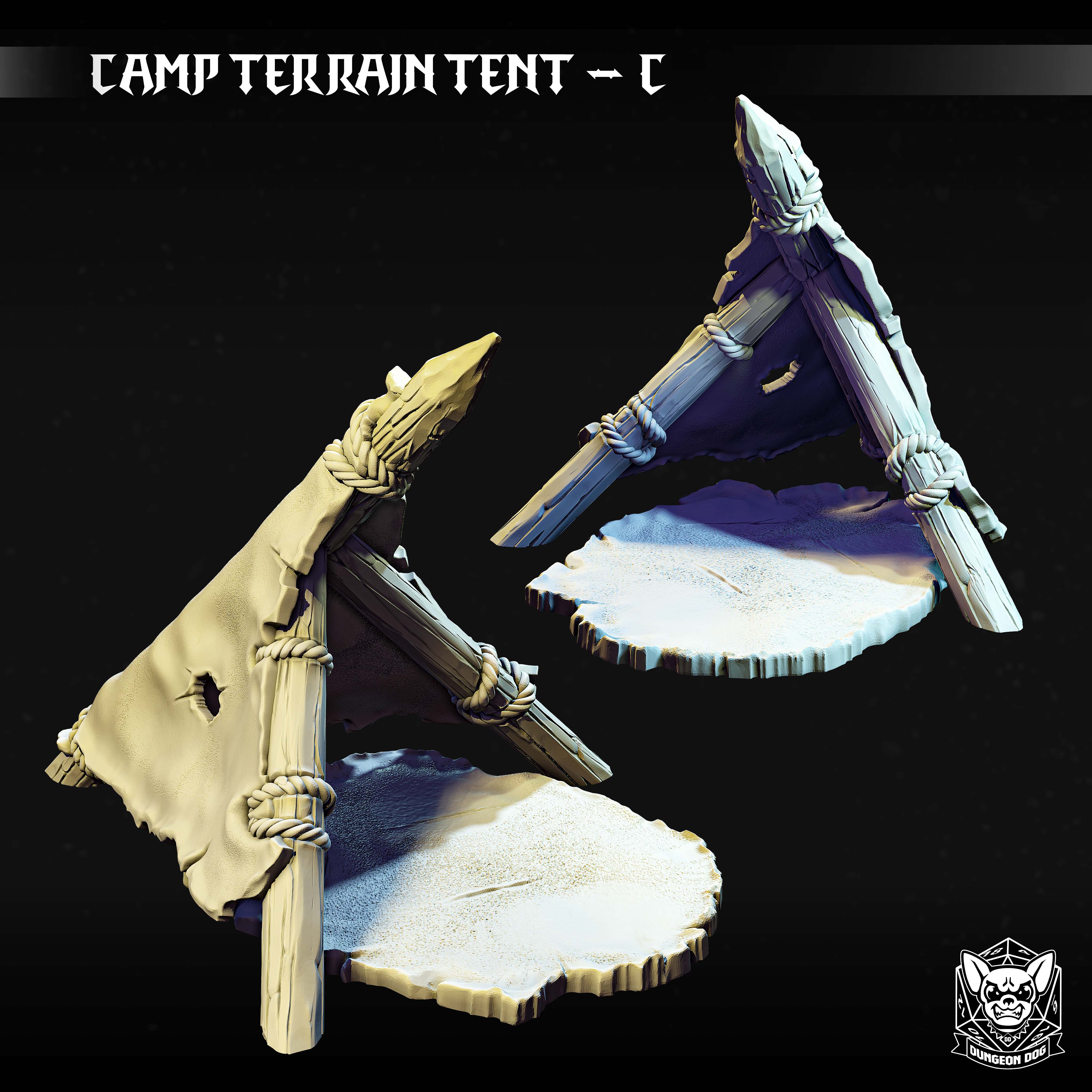 Camp Tents Small von Dungeon Dog