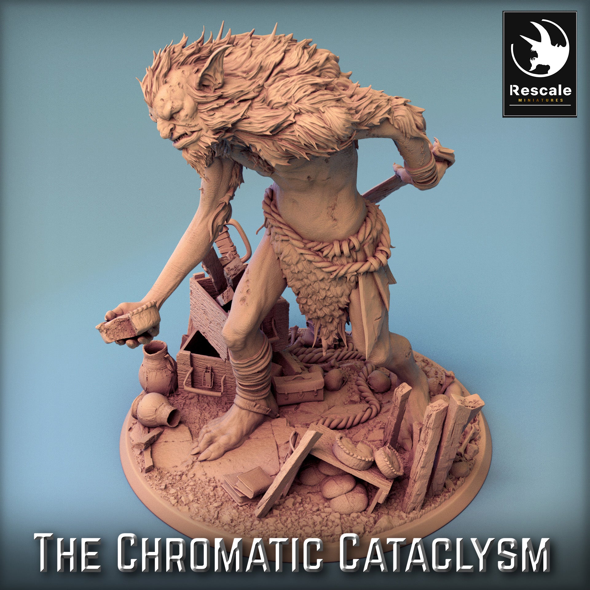 Tiamat Troll - Rescale Miniatures
