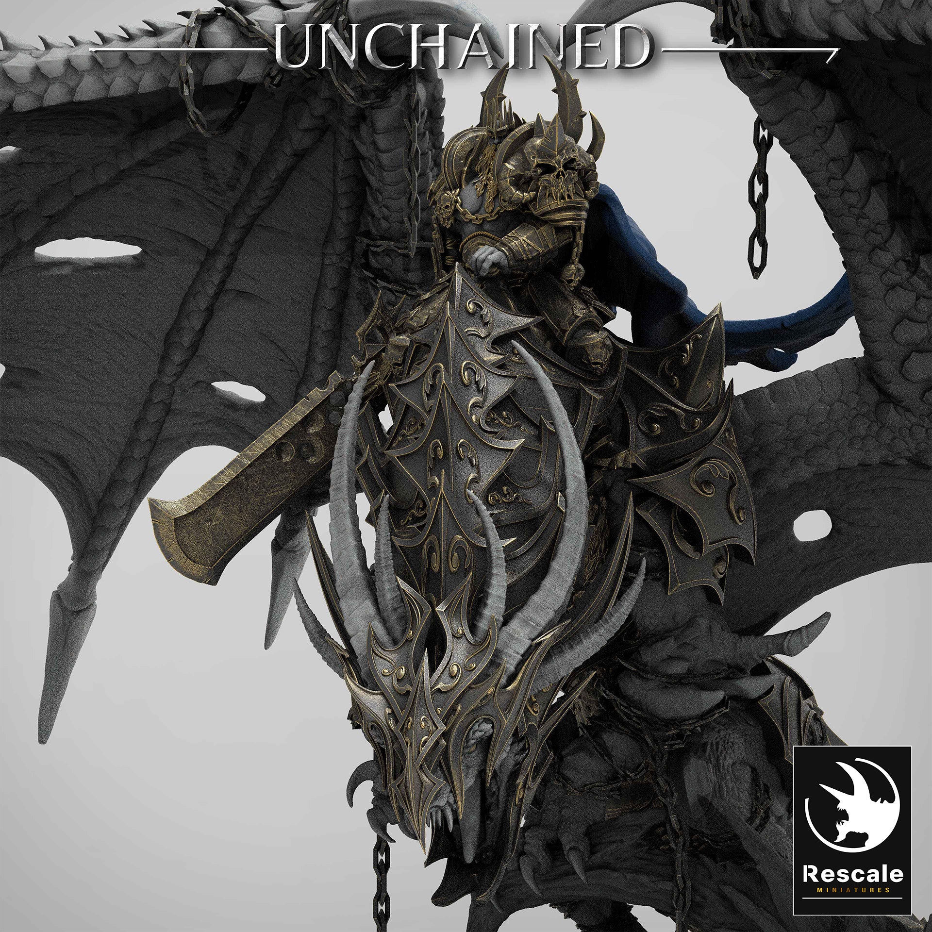 Dragon from the Unchained I series by Rescale Miniatures